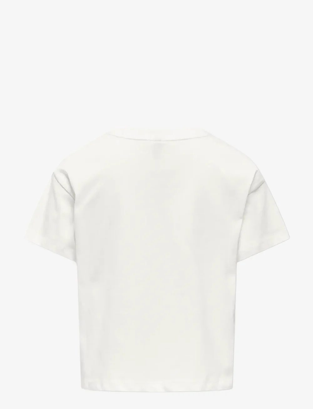 Kids Only - KOGMAIKEN LIFE CROPHEART SS TOP JRS NOOS - kortærmede t-shirts - cloud dancer - 2