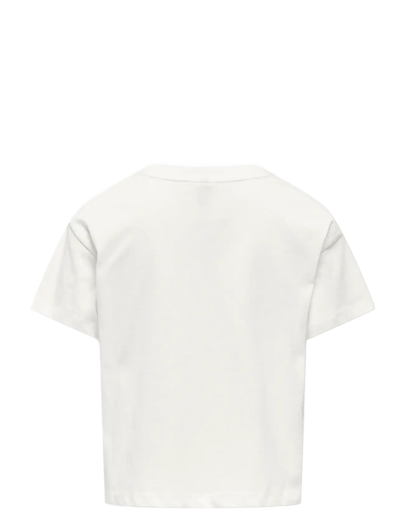 Kids Only - KOGMAIKEN LIFE CROPHEART SS TOP JRS NOOS - t-shirts à manches courtes - cloud dancer - 2