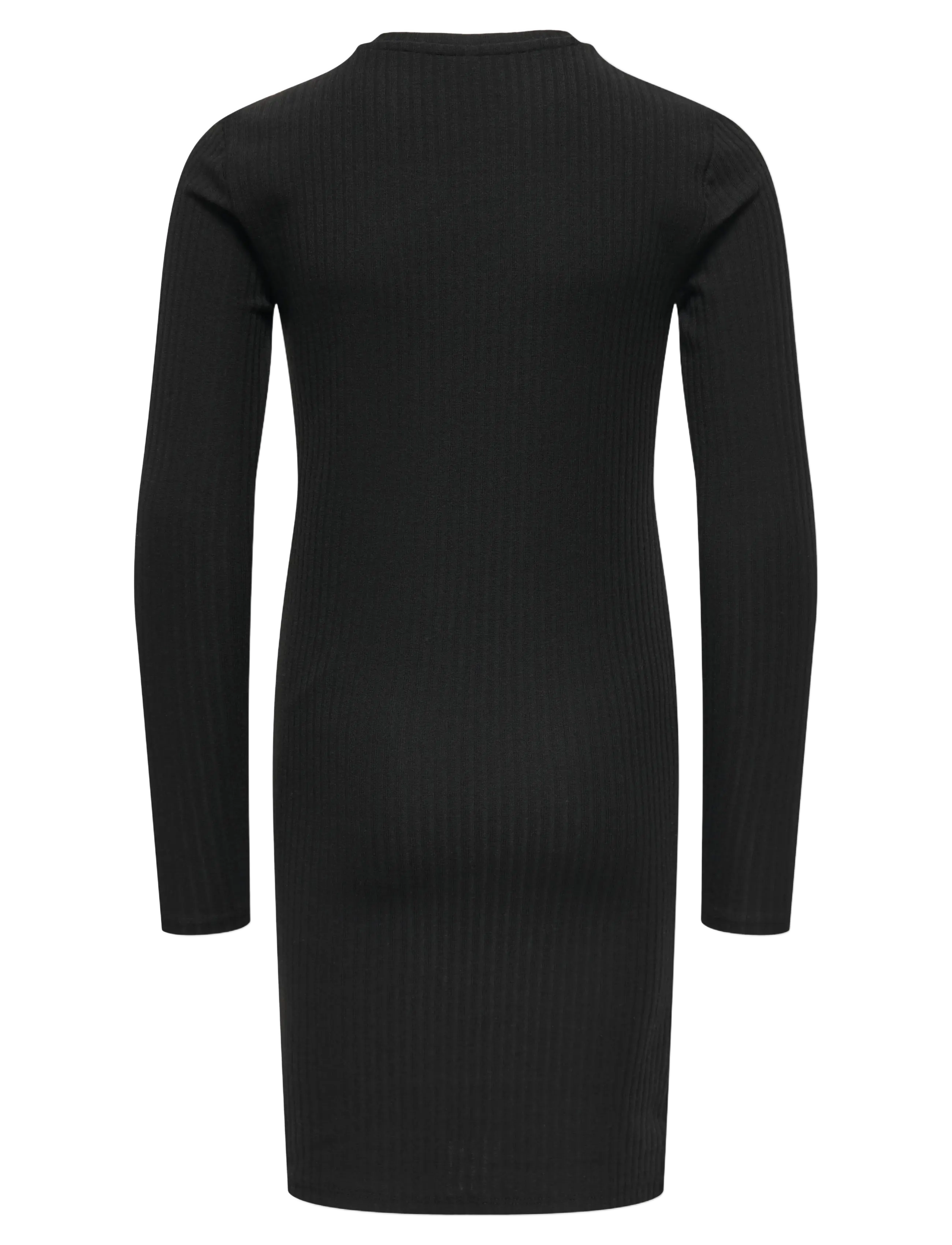 Kids Only - KOGNELLA SOLID L/S DRESS JRS - langærmede hverdagskjoler - black - 2