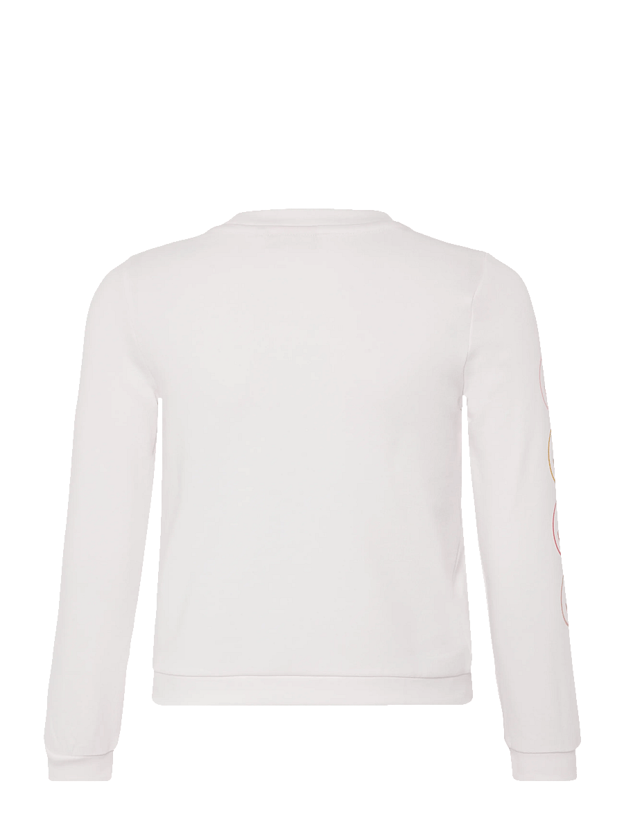 Kids Only - KOGLINDSAY LIFE L/S PRINTED CREW UB SWT - sweatshirts - cloud dancer - 1