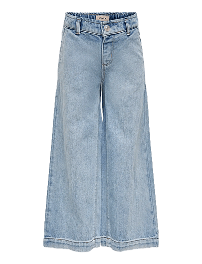 Kids Only KMGCOMET WIDE DNM NOOS - Hosen mit weitem Bein - LIGHT BLUE DENIM / blue