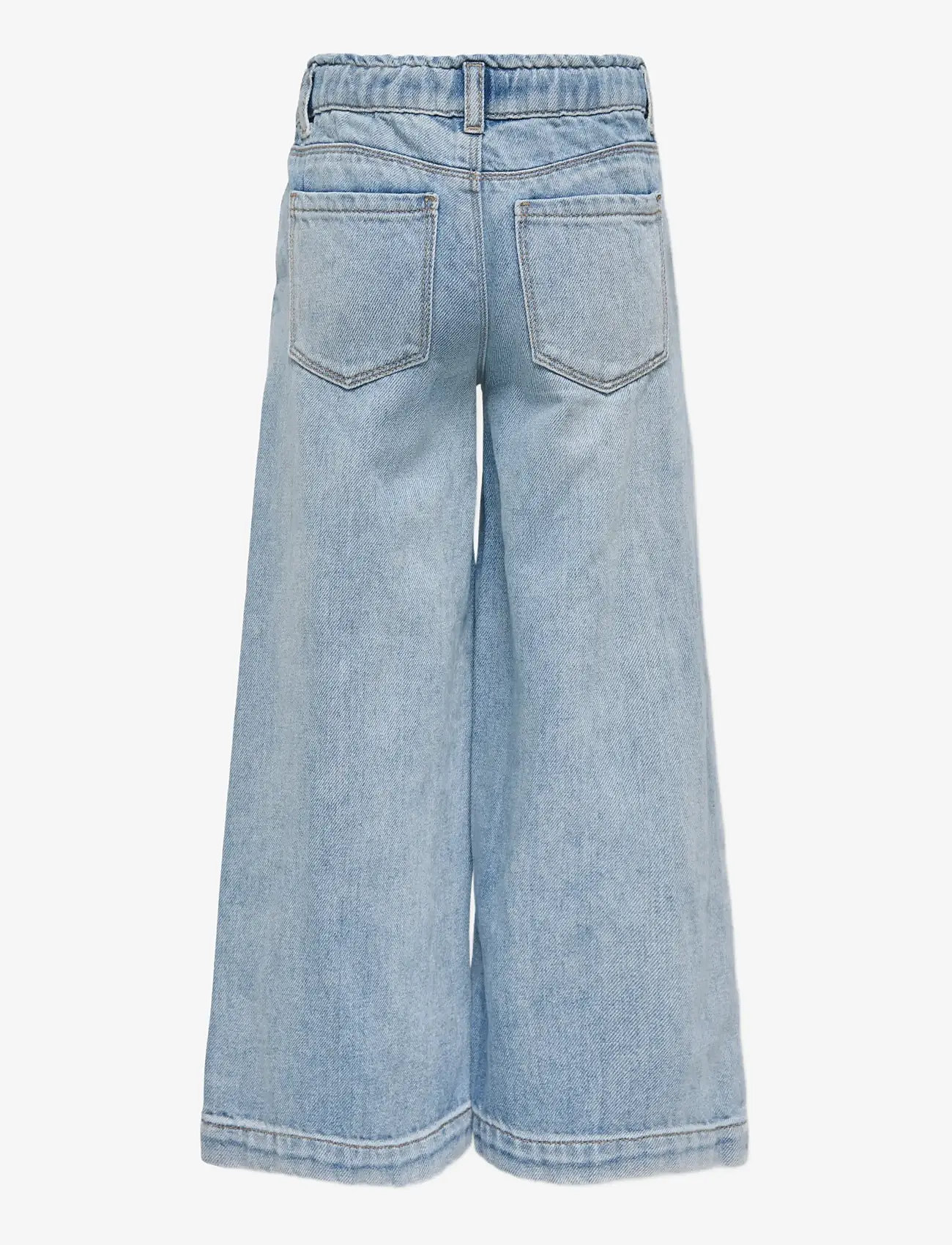 Kids Only - KMGCOMET WIDE DNM NOOS - hosen mit weitem bein - light blue denim - 1