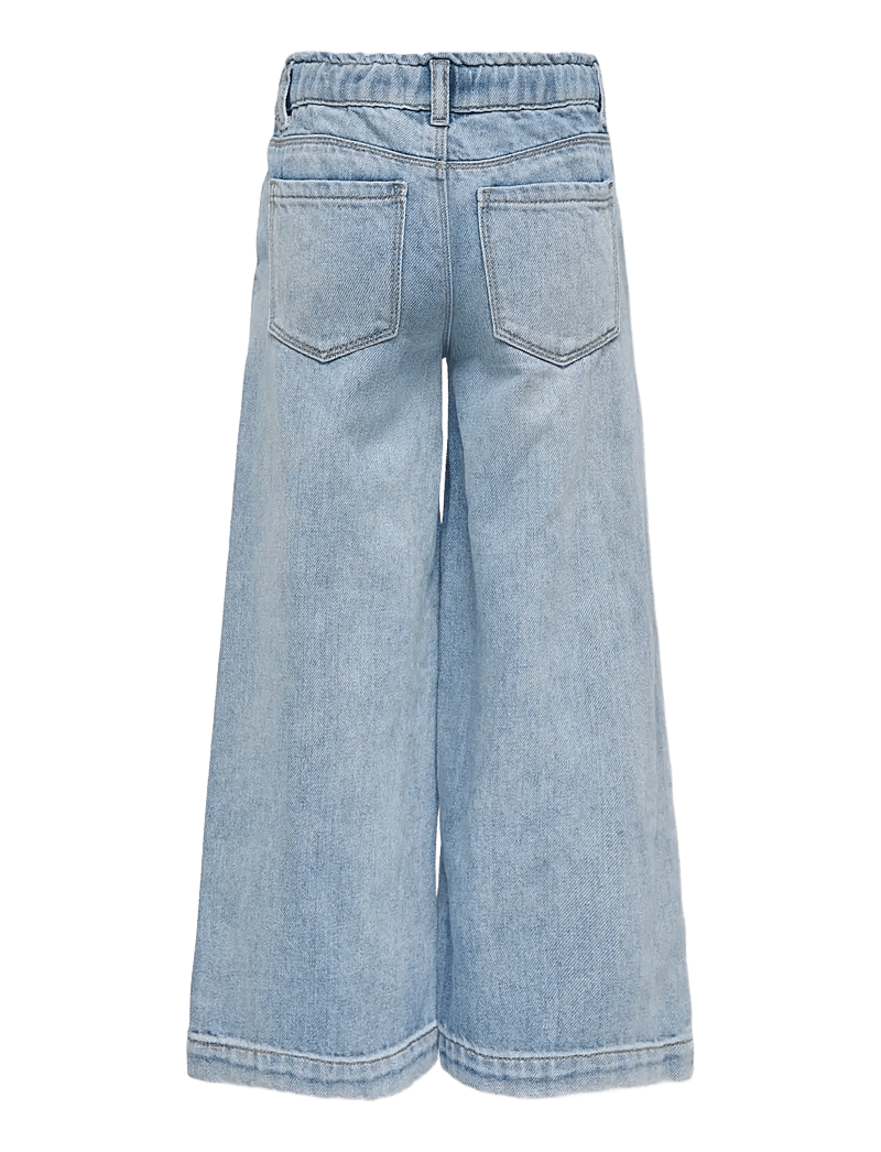 Kids Only - KMGCOMET WIDE DNM NOOS - hosen mit weitem bein - light blue denim - 1