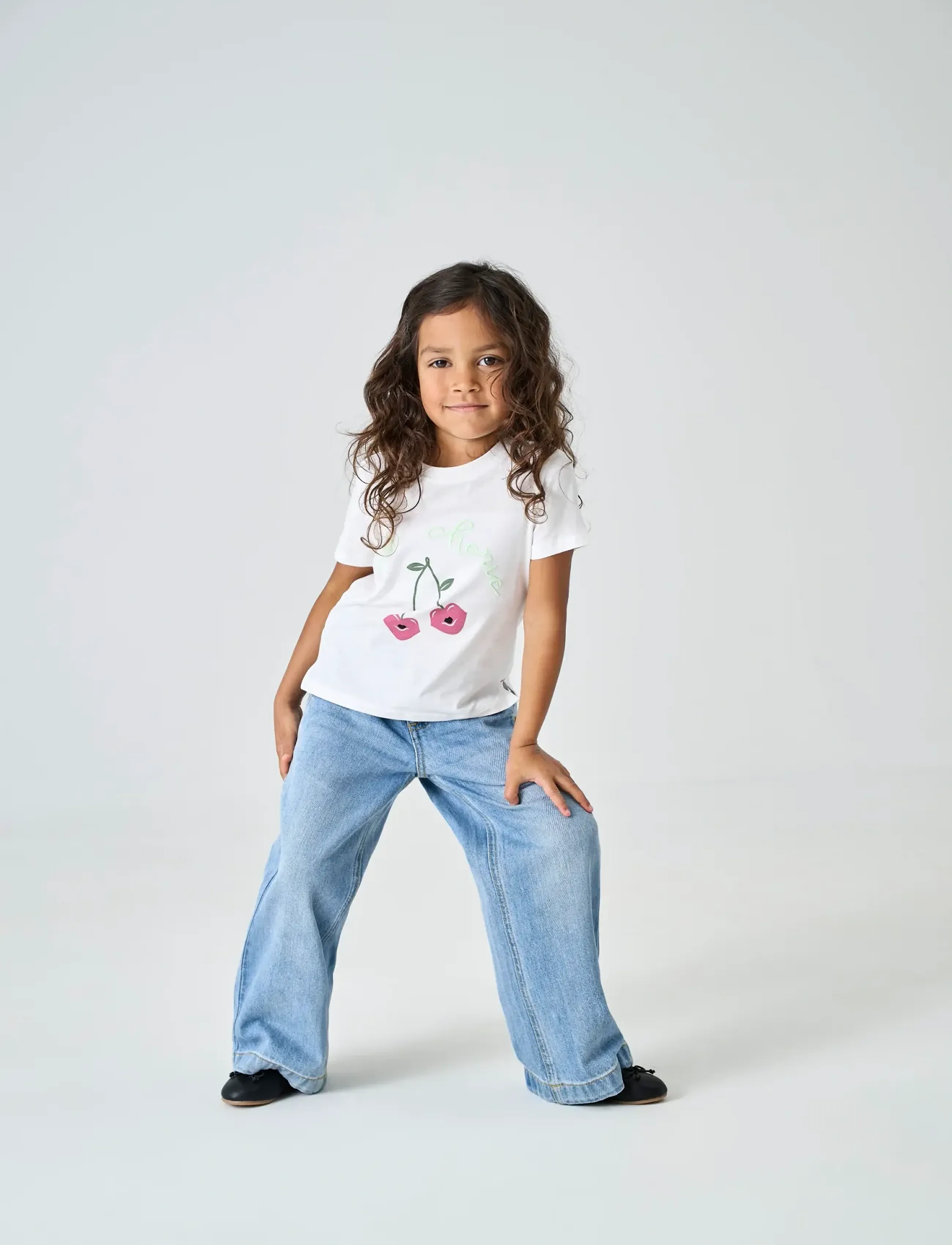 Kids Only Kmgcomet Wide Dnm Noos, 110, Jeans, Blau - Kinder