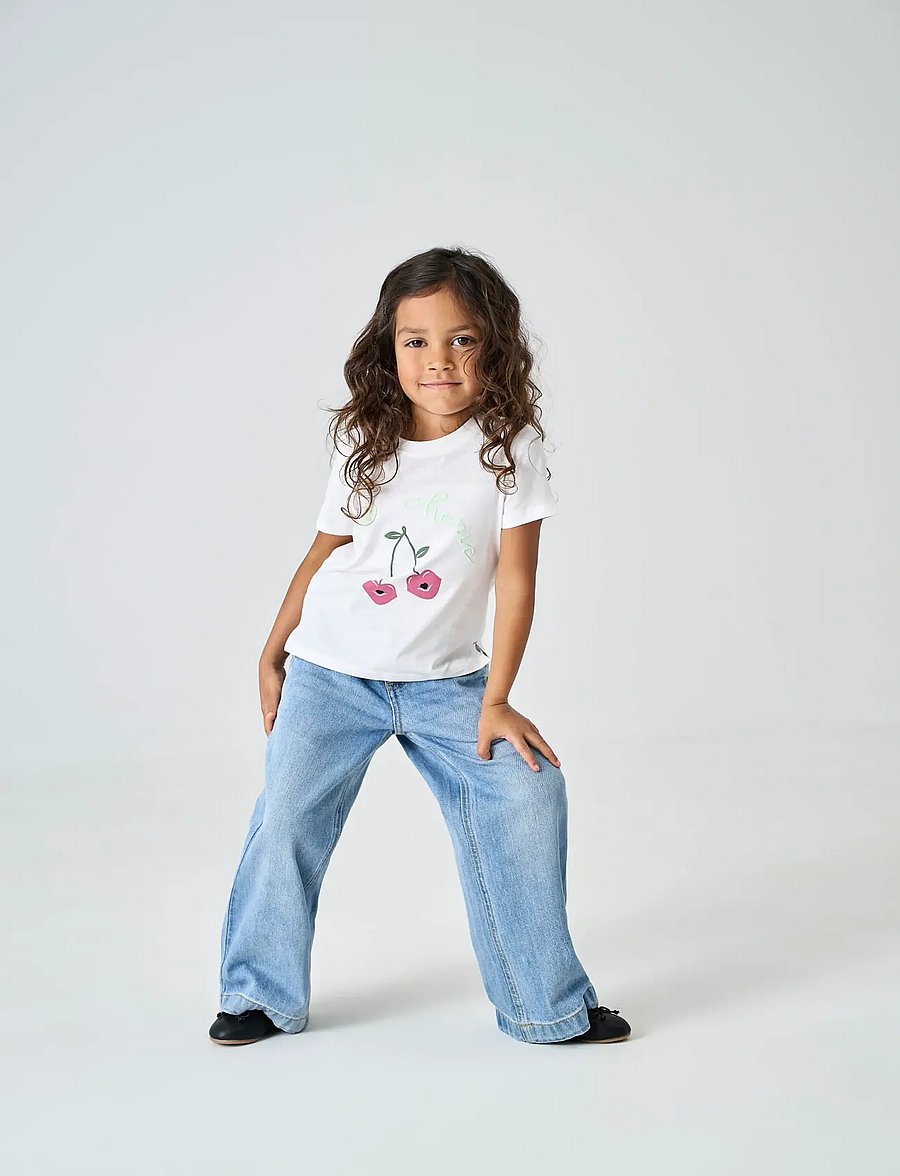 Kids Only - KMGCOMET WIDE DNM NOOS - pantalons larges - light blue denim - 0