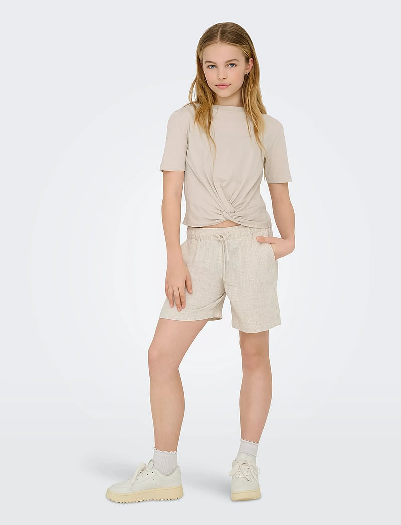 Kids Only - KOGSIESTA PULLUP LINENBL SHORTS PNT NOOS - rennot shortsit - moonbeam - 4
