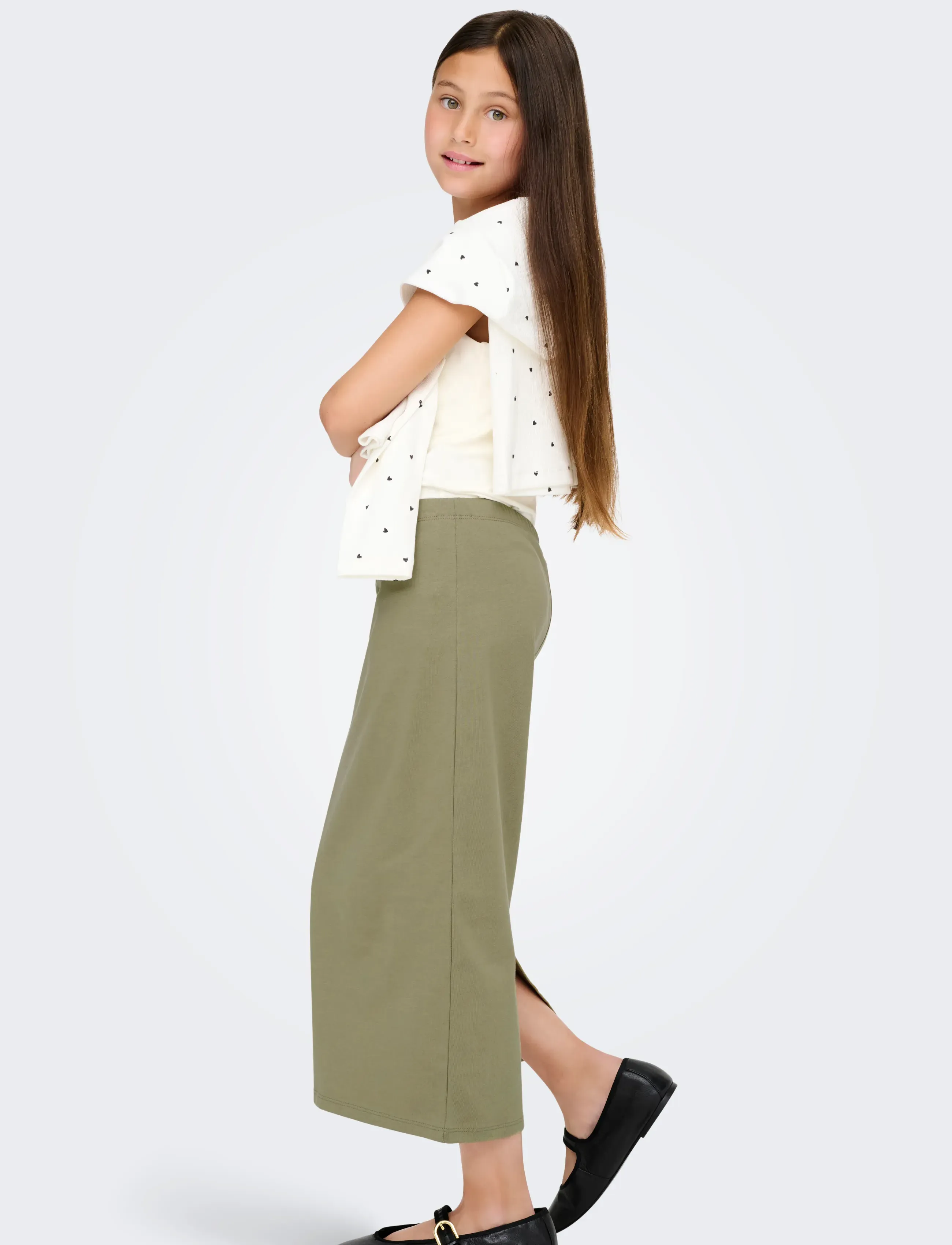 Kids Only - KOGSILVINA MIDI SKIRT SWT - midi skirts - mermaid - 5