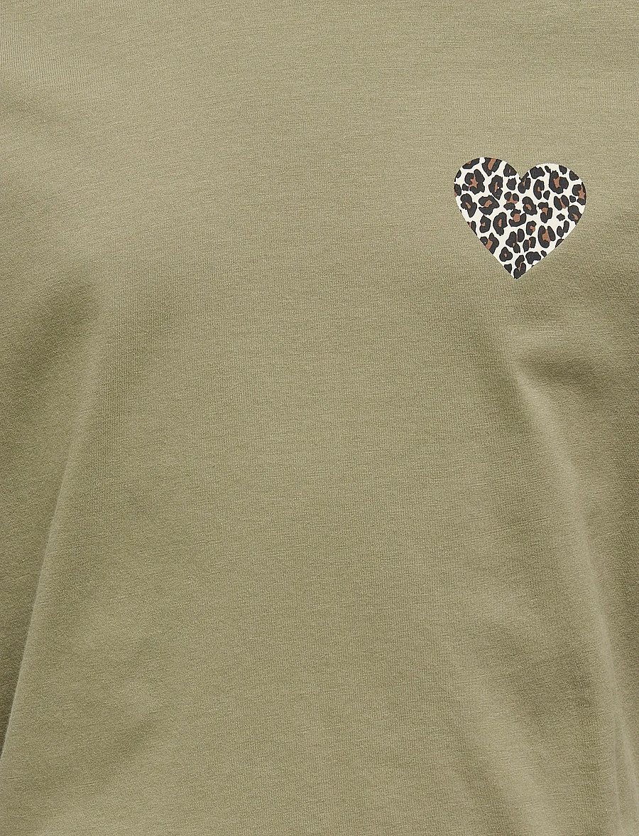 Kids Only - KOGREX LEO HEART S/S TOP JRS NOOS - stutterma bolir - mermaid - 4