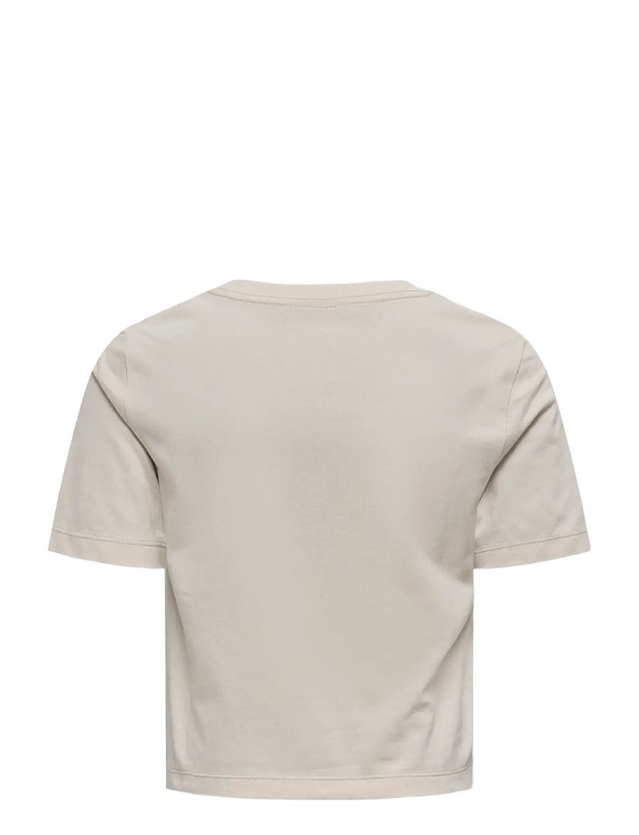 Kids Only - KOGREX LEO HEART S/S TOP JRS NOOS - t-shirts à manches courtes - pumice stone - 2