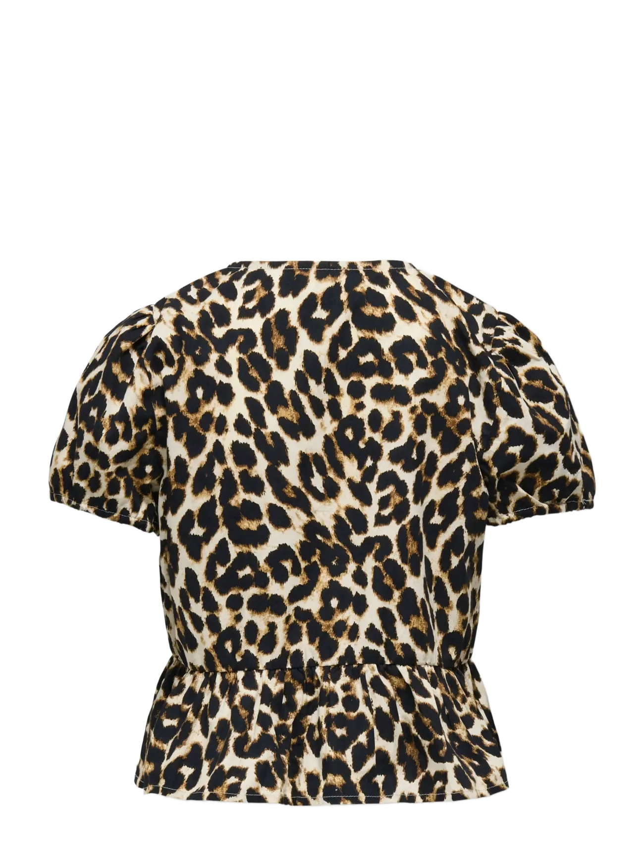 Kids Only - KOGCLARA LIFE S/S BOW SHIRT WVN NOOS - chemisiers & tuniques - black - 1