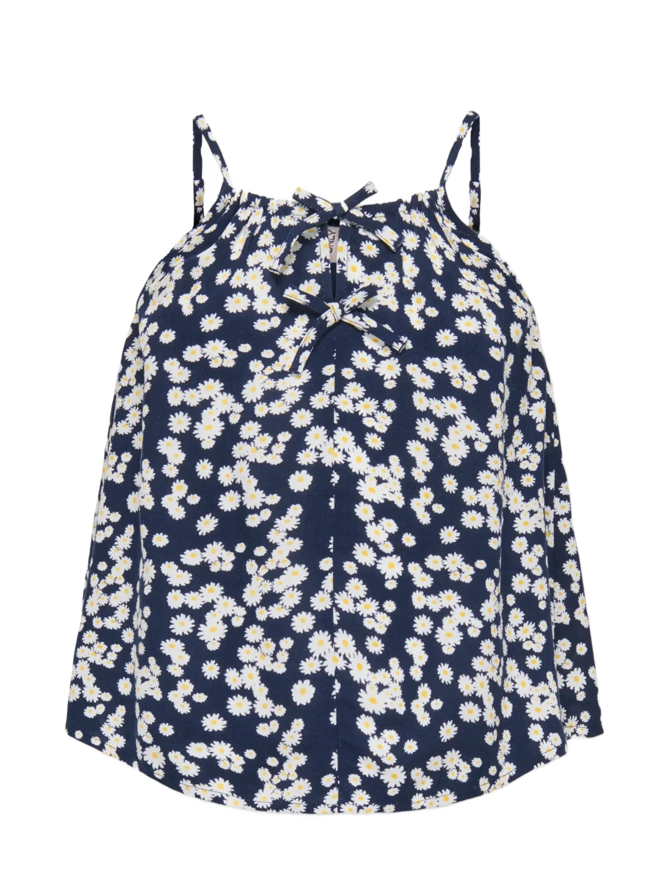Kids Only Kogzalina Life Strap Top Ptm, Børn, Strop Top Med Bindebånd, Navy, Str: 128