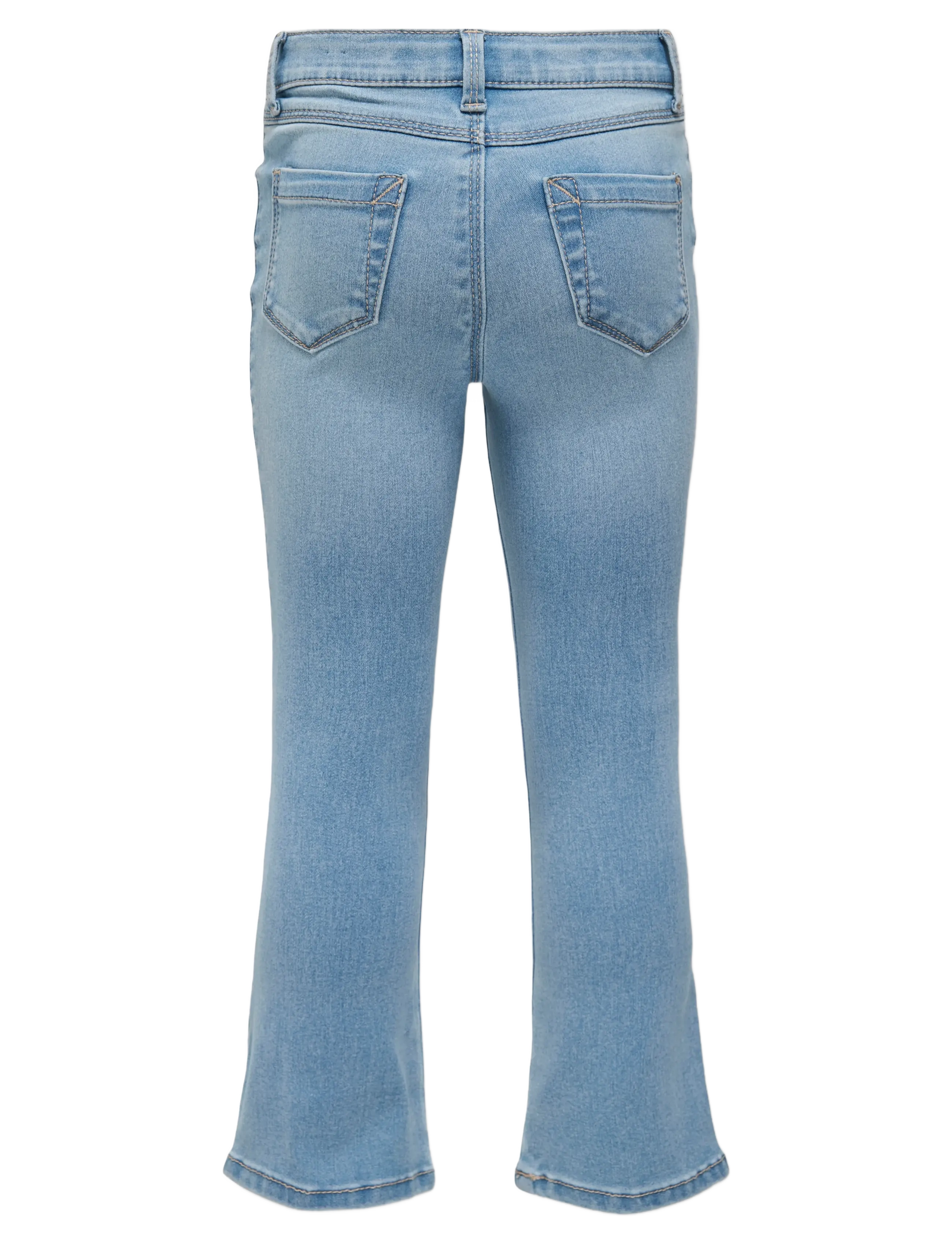 Kids Only - KMGROYAL FLARED JEANS DNM NOOS - regular piegriezuma džinsa bikses - light blue denim - 1