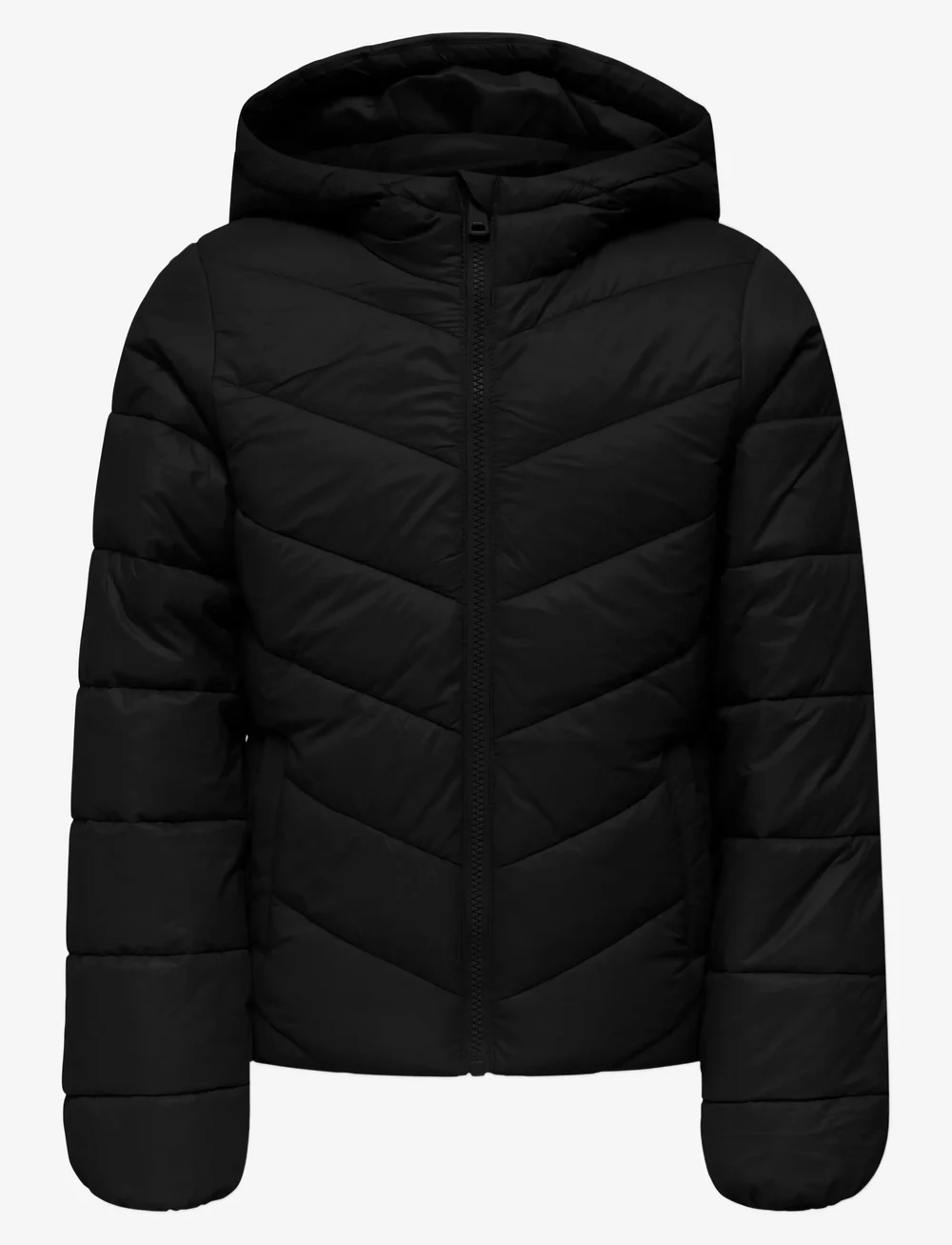 Kids Only - KOGKAJSA LIGHT QUILT HOOD JKT OTW NOOS - winterjacke - black - 0