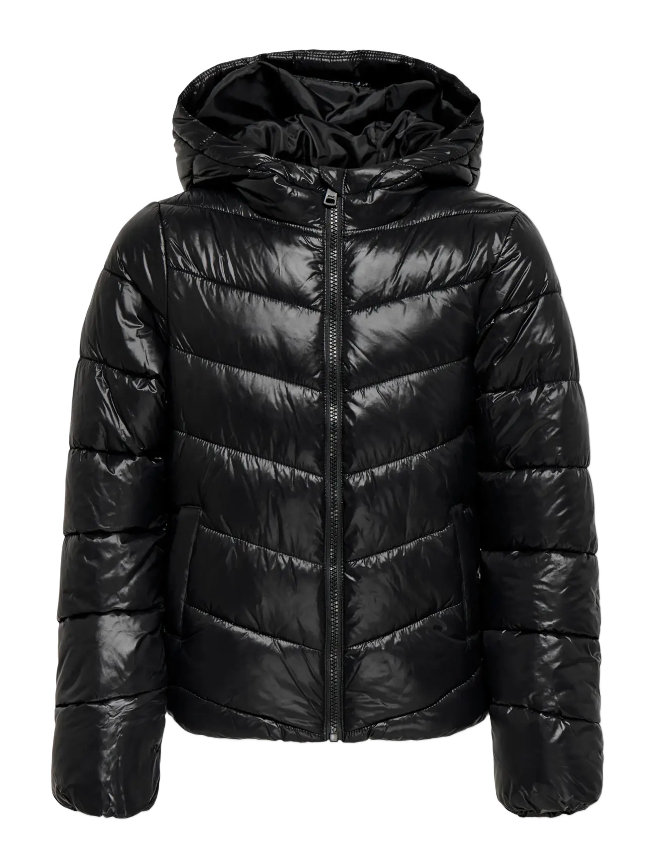 Kids Only KOGKAJSA LIGHT QUILT HOOD JKT OTW NOOS - Inspiration - BLACK / black