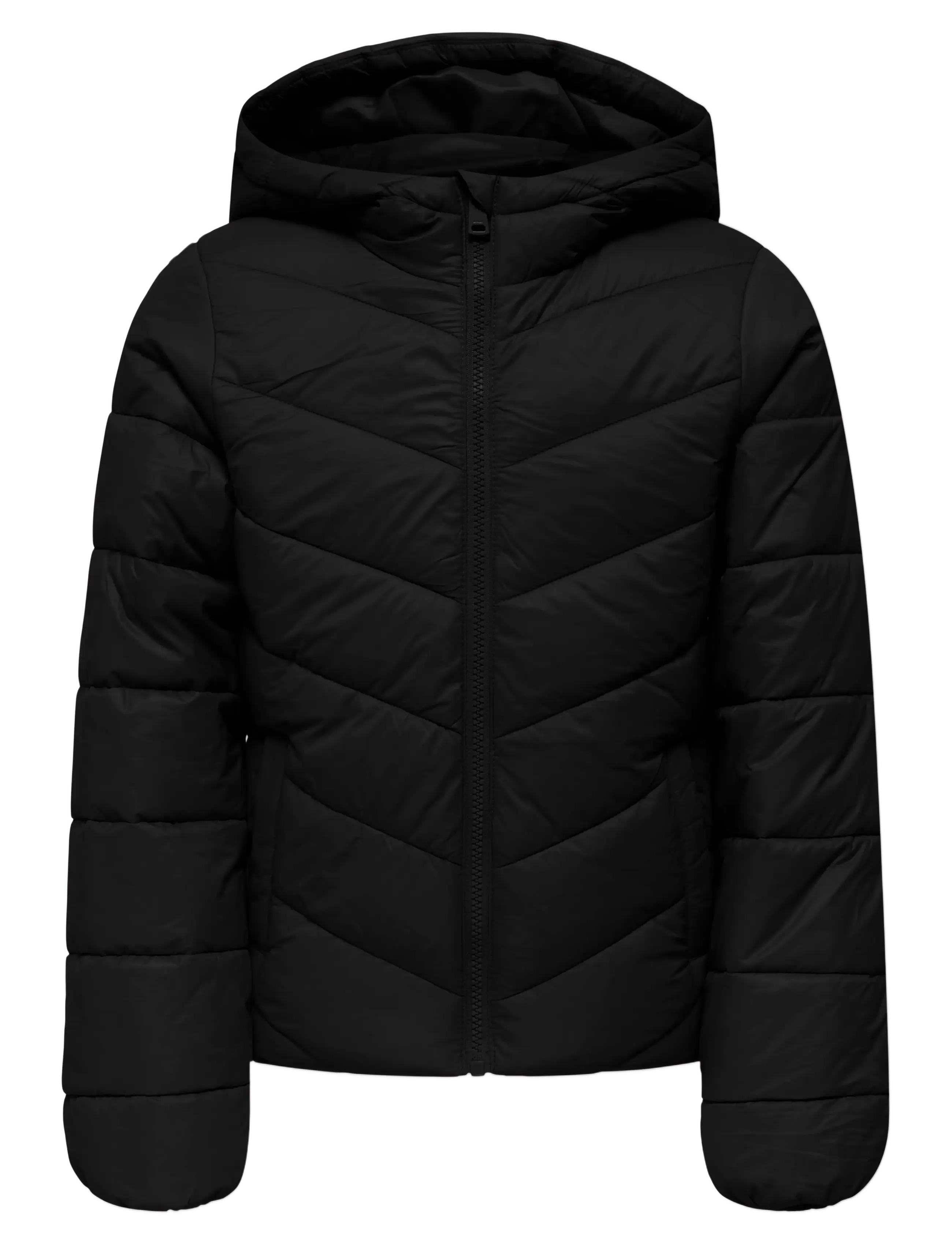 Kids Only KOGKAJSA LIGHT QUILT HOOD JKT OTW NOOS - 4 for 3 - BLACK / black