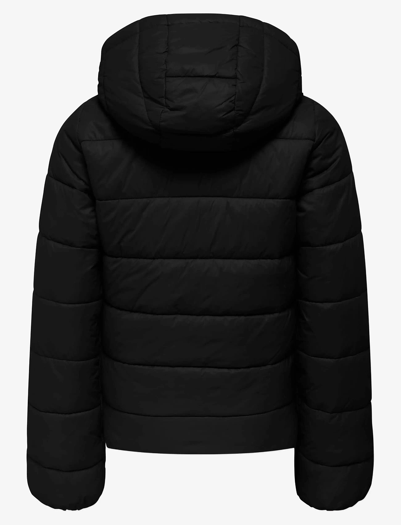 Kids Only - KOGKAJSA LIGHT QUILT HOOD JKT OTW NOOS - talvejope - black - 1