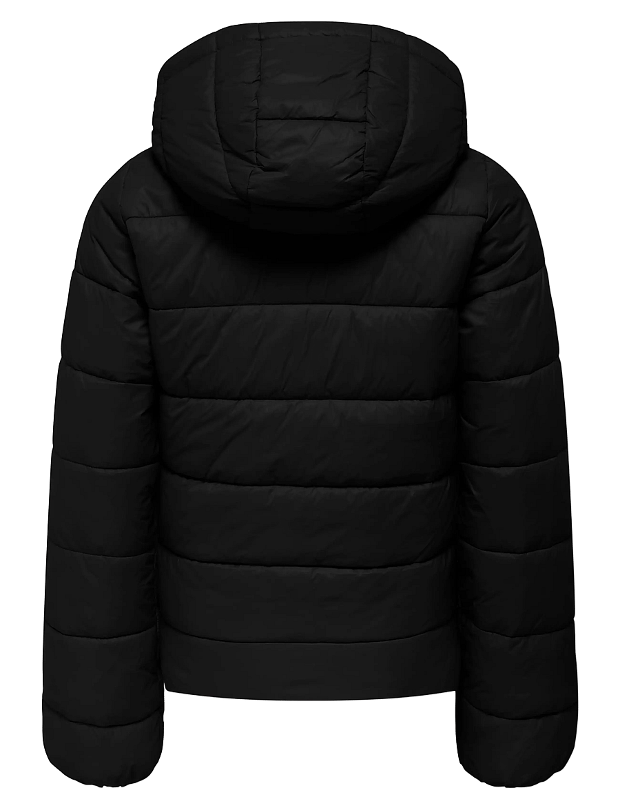 Kids Only - KOGKAJSA LIGHT QUILT HOOD JKT OTW NOOS - winterjacke - black - 1