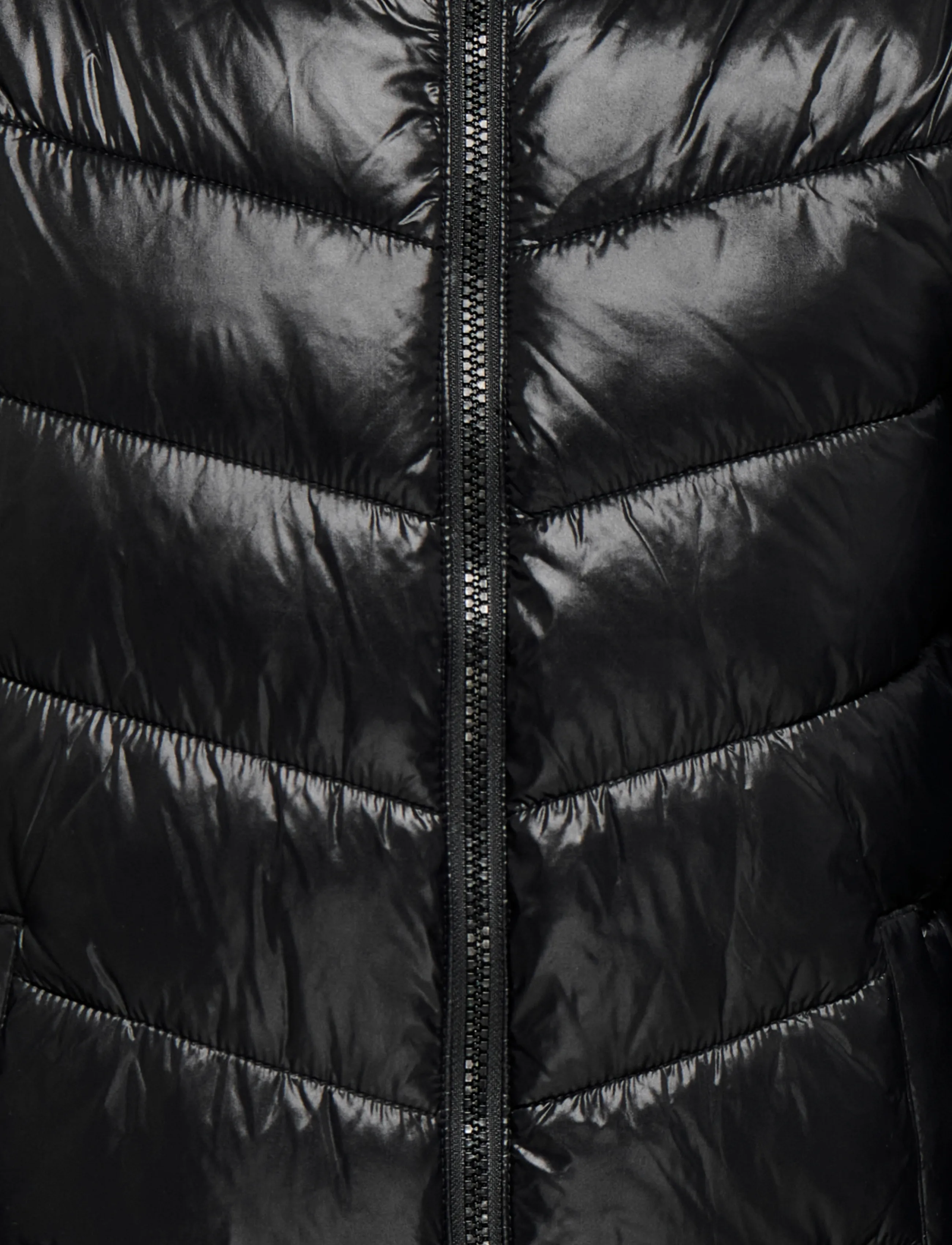 Kids Only - KOGKAJSA LIGHT QUILT HOOD JKT OTW NOOS - Žieminė striukė - black - 2