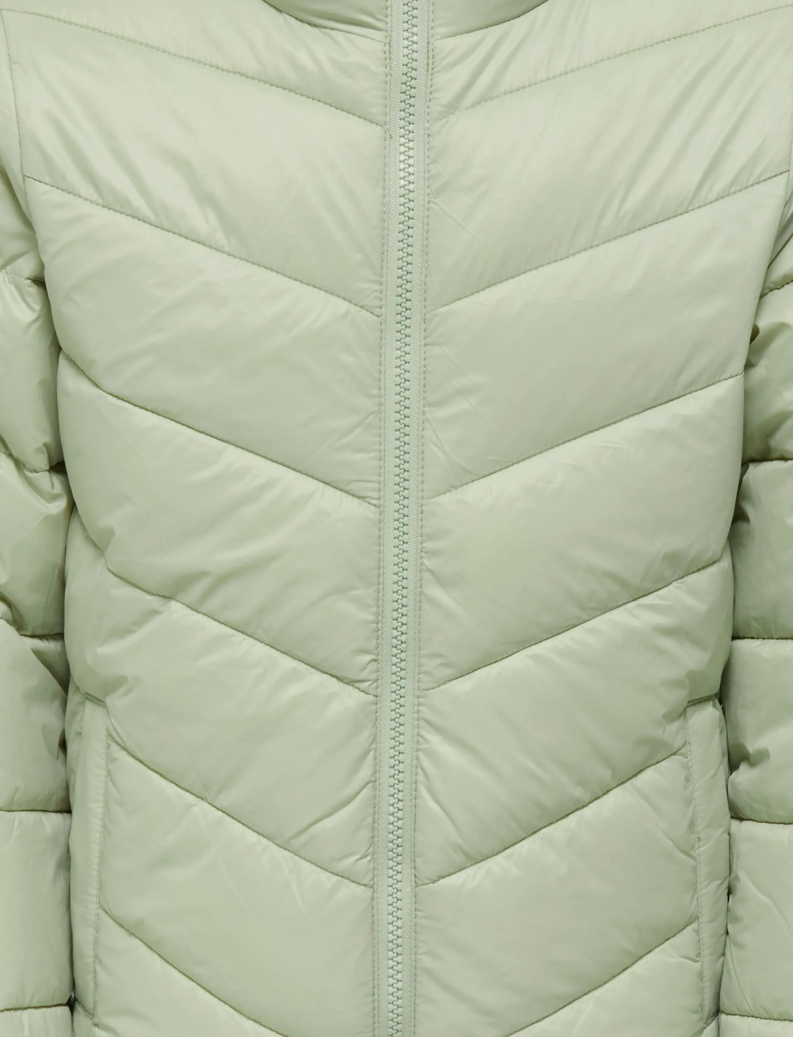 Kids Only - KOGKAJSA LIGHT QUILT HOOD JKT OTW NOOS - Žieminė striukė - desert sage - 2