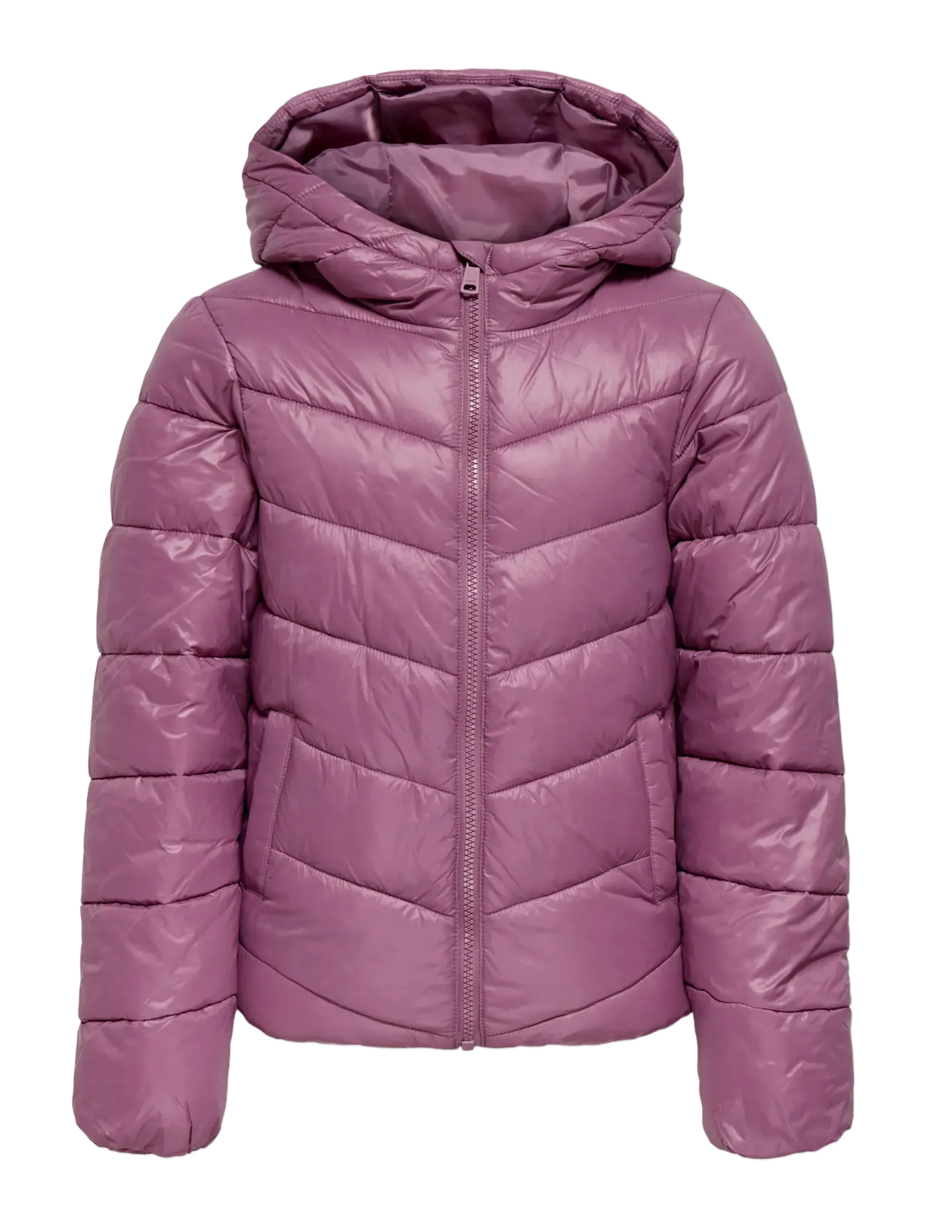 Kids Only KOGKAJSA LIGHT QUILT HOOD JKT OTW NOOS - Ytterkläder - GRAPE NECTAR / pink/rose