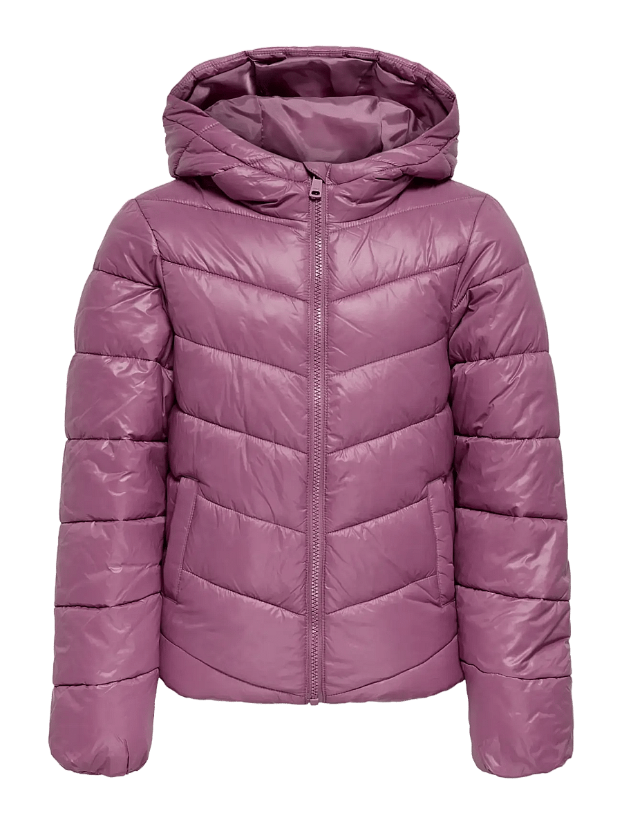 Kids Only - KOGKAJSA LIGHT QUILT HOOD JKT OTW NOOS - winterjacke - grape nectar - 0