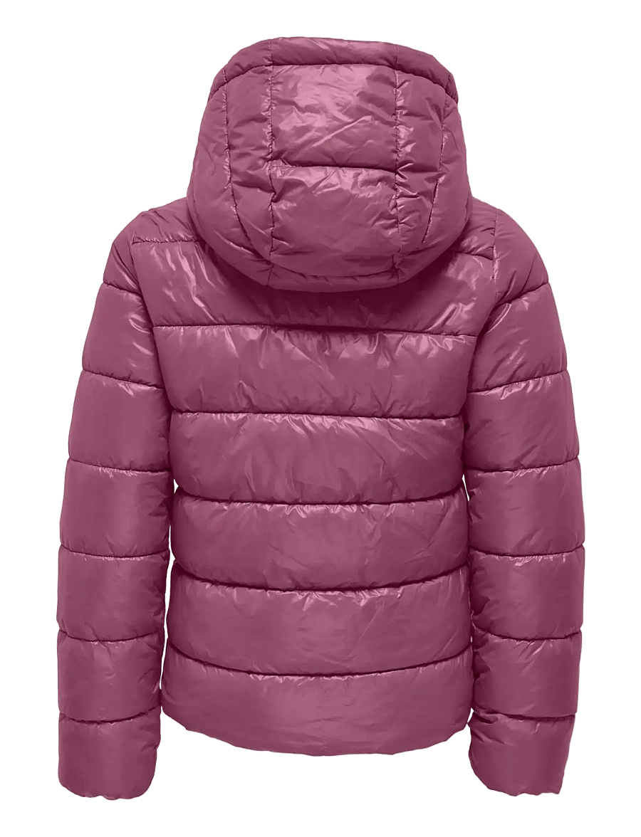 Kids Only - KOGKAJSA LIGHT QUILT HOOD JKT OTW NOOS - vinterjakker - grape nectar - 1