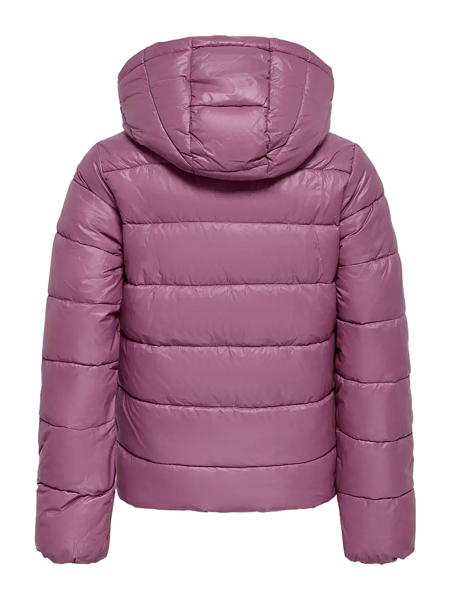 Kids Only - KOGKAJSA LIGHT QUILT HOOD JKT OTW NOOS - winterjacke - grape nectar - 1