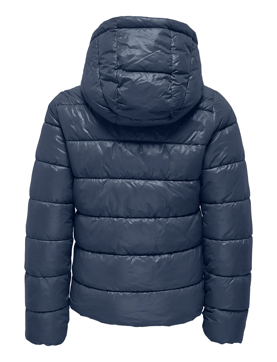 Kids Only - KOGKAJSA LIGHT QUILT HOOD JKT OTW NOOS - vinterjakker - vintage indigo - 1