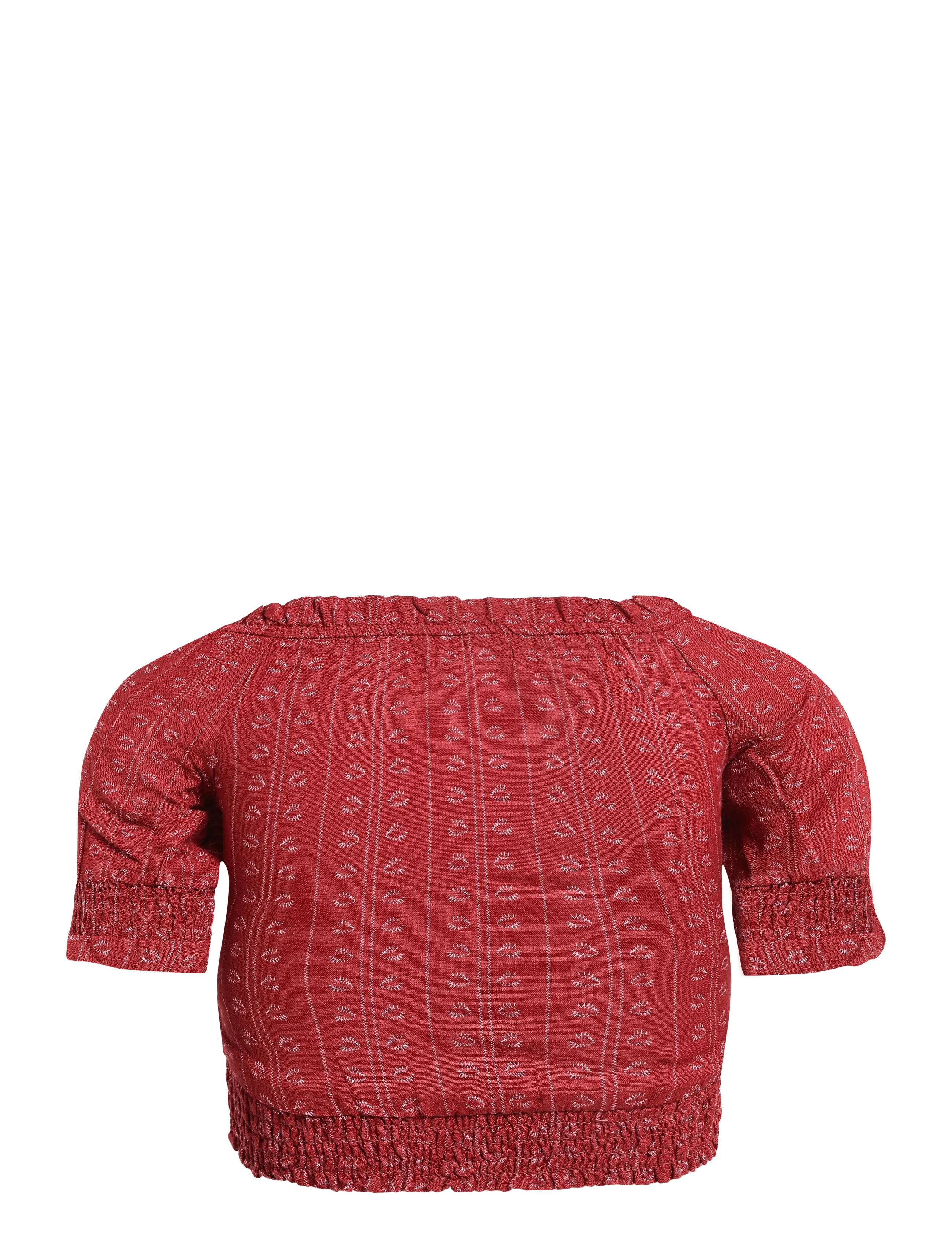 Kids Only - KOGBOLETTA OFF SHOULDER S/S TOP WVN - geschenke für kinder - earth red - 1