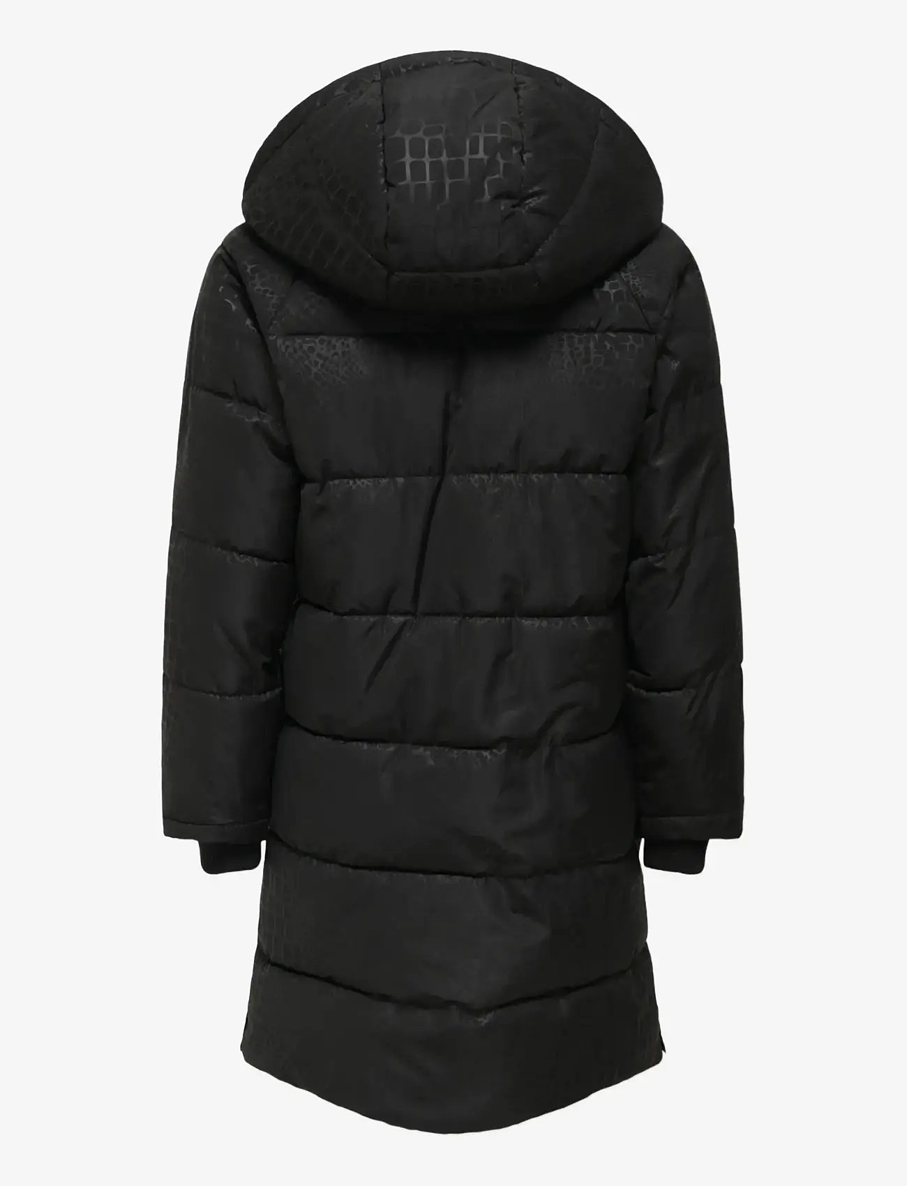 Kids Only - KOGMIA L/S AOP PUFFER COAT OTW - talvejope - black - 1
