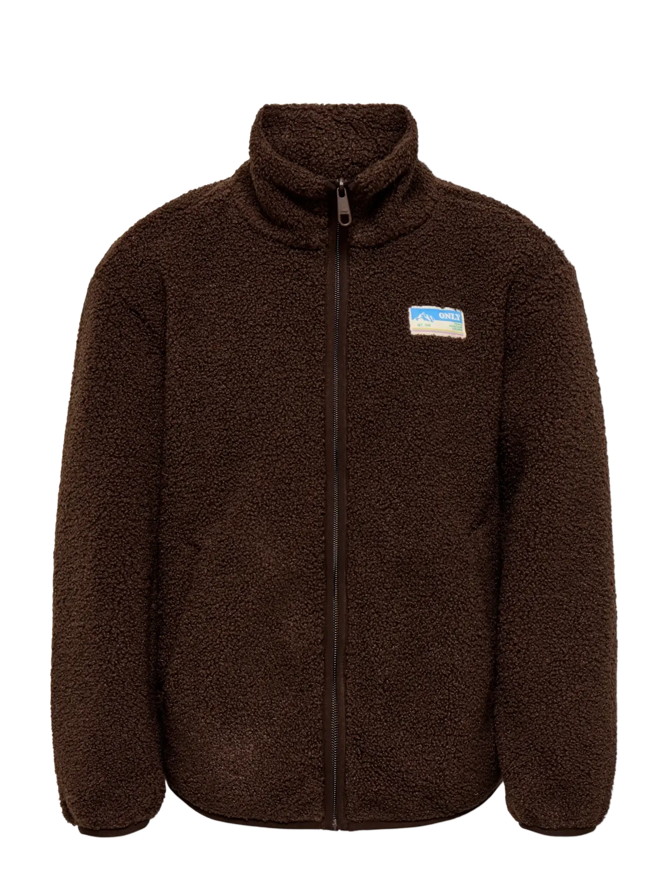 Kids Only Kogeva Life Teddy Jacket Cp Otw Noos, Børn, Teddy Jakke, Brun, Str: 146