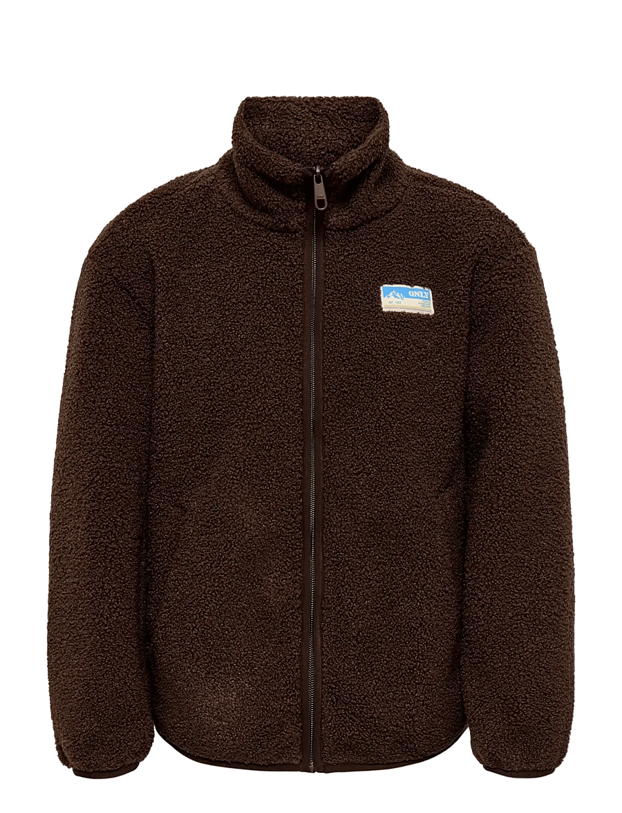 Kids Only - KOGEVA LIFE TEDDY JACKET CP OTW NOOS - fleecejackor - chestnut - 0