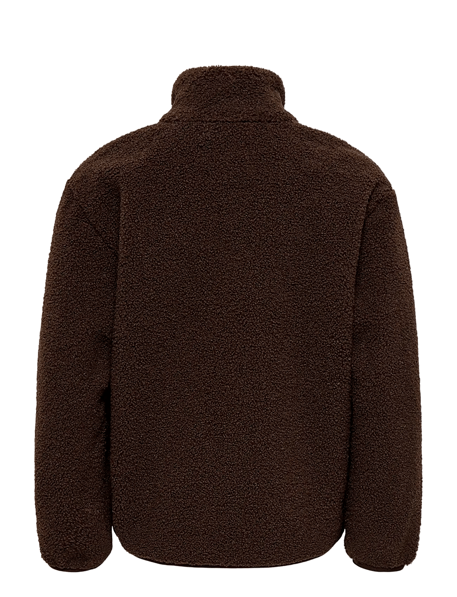 Kids Only - KOGEVA LIFE TEDDY JACKET CP OTW NOOS - fleecejackor - chestnut - 1