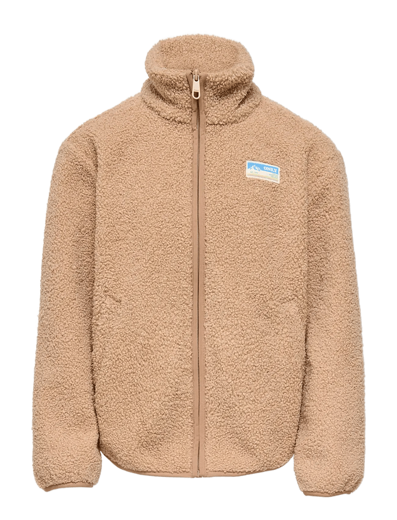 Kids Only - KOGEVA LIFE TEDDY JACKET CP OTW NOOS - fleece jackets - cuban sand - 1