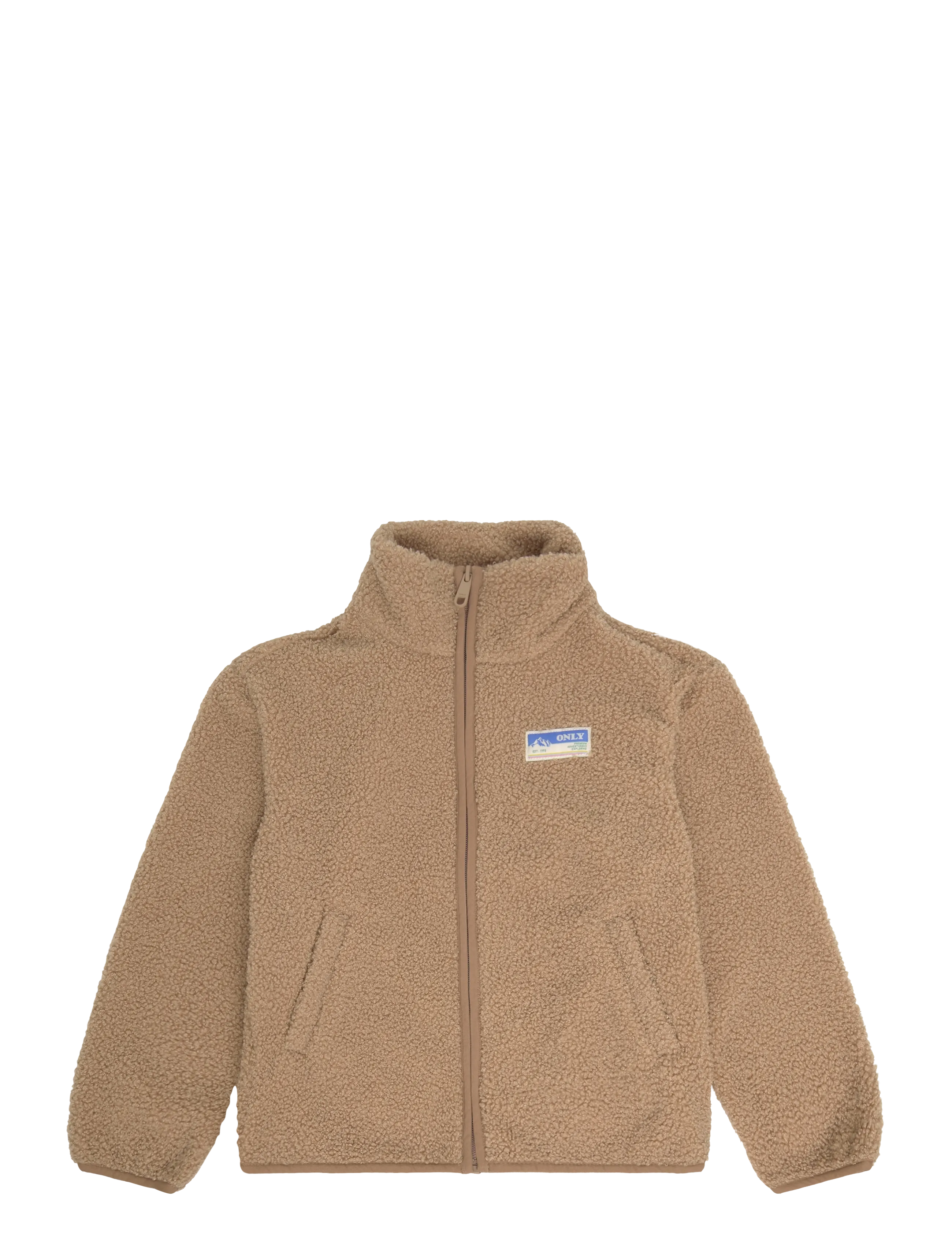 Kids Only KOGEVA LIFE TEDDY JACKET CP OTW NOOS - Fleecejacka - CUBAN SAND / beige
