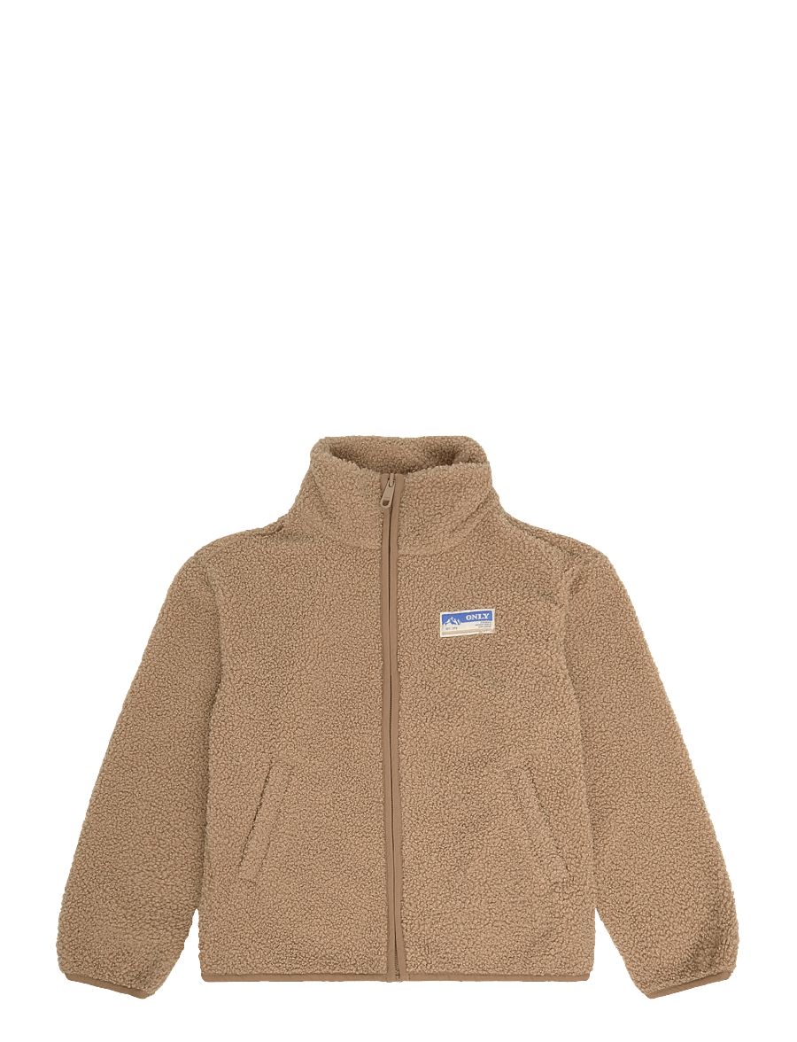 Kids Only - KOGEVA LIFE TEDDY JACKET CP OTW NOOS - fleecejacken - cuban sand - 1