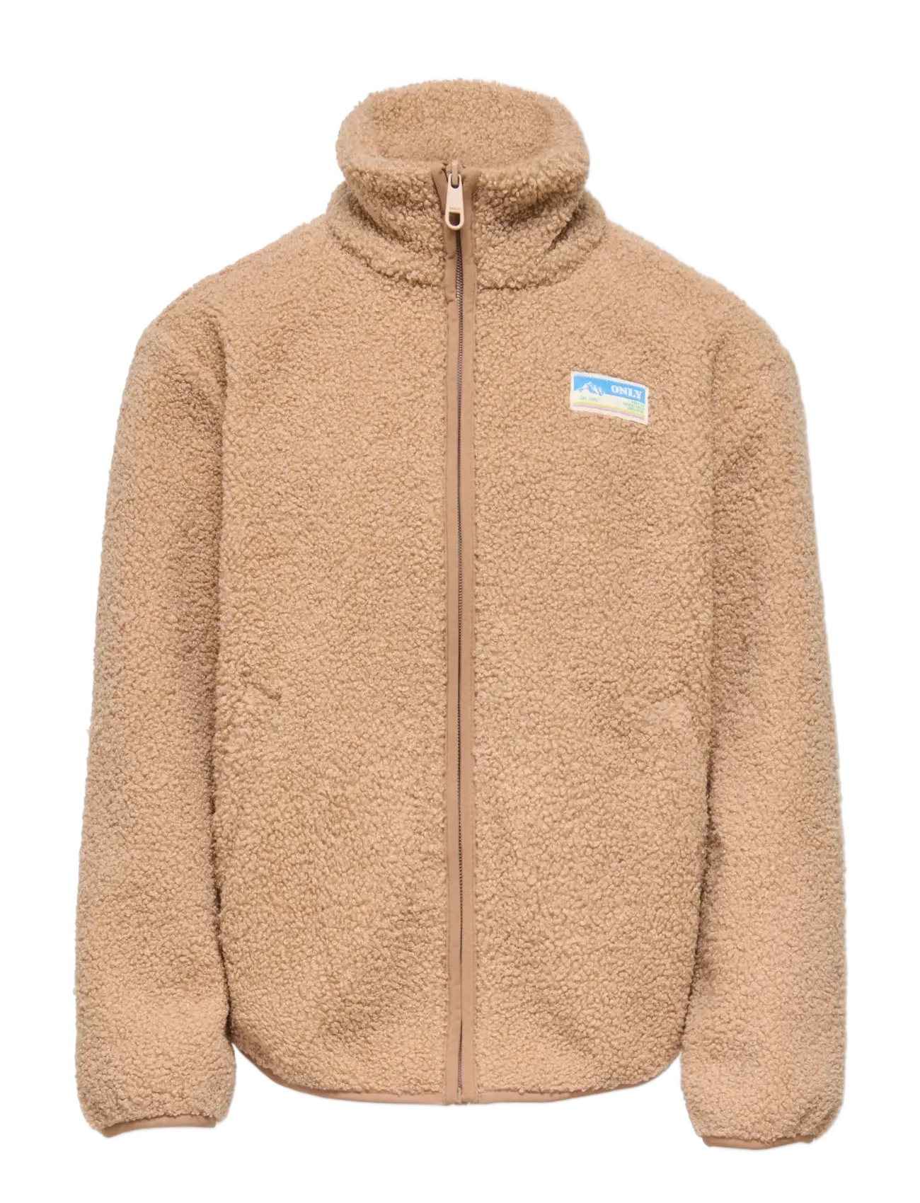 Kids Only KOGEVA LIFE TEDDY JACKET CP OTW NOOS - Fliisjakid - CUBAN SAND / beige