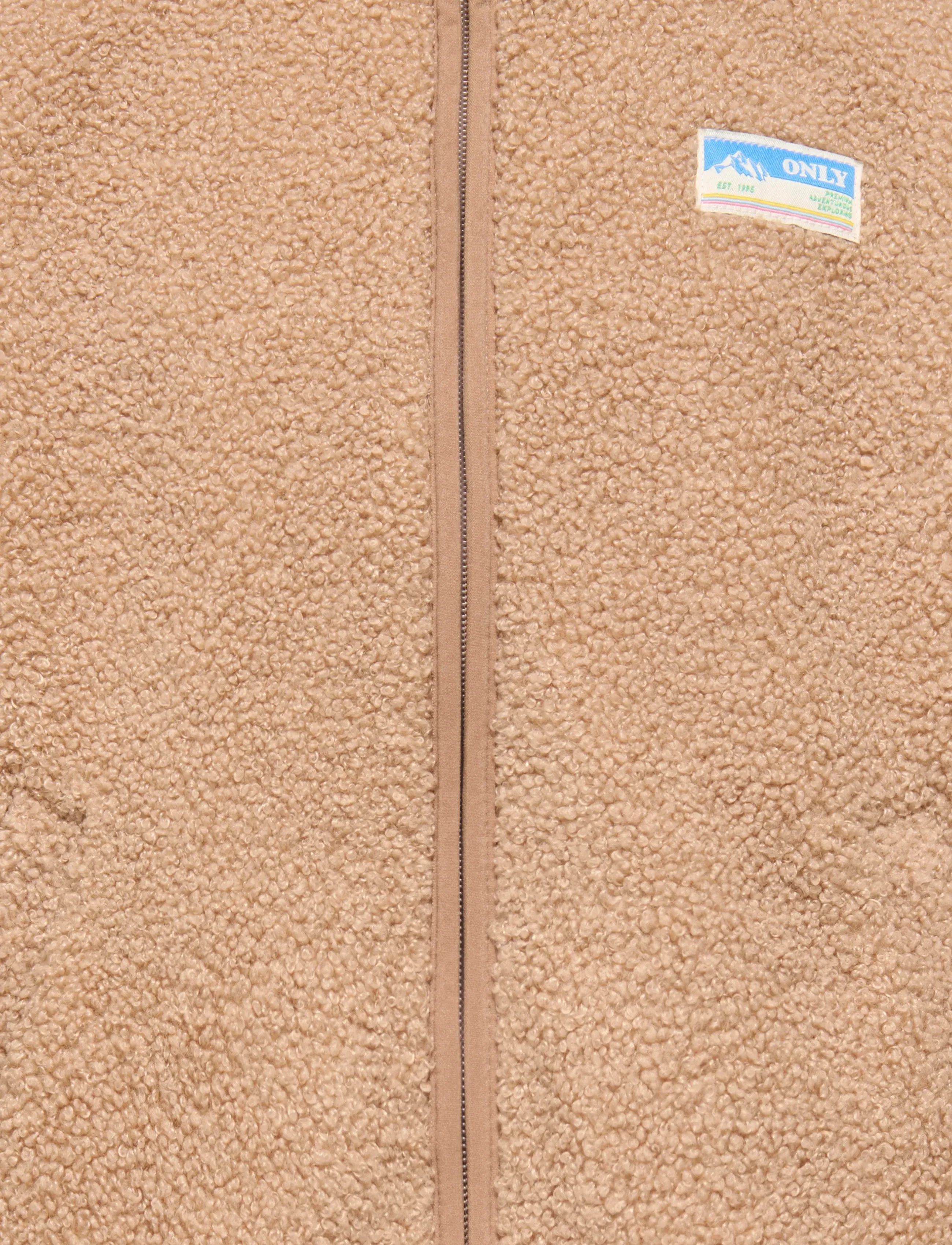 Kids Only - KOGEVA LIFE TEDDY JACKET CP OTW NOOS - fleecejackor - cuban sand - 4