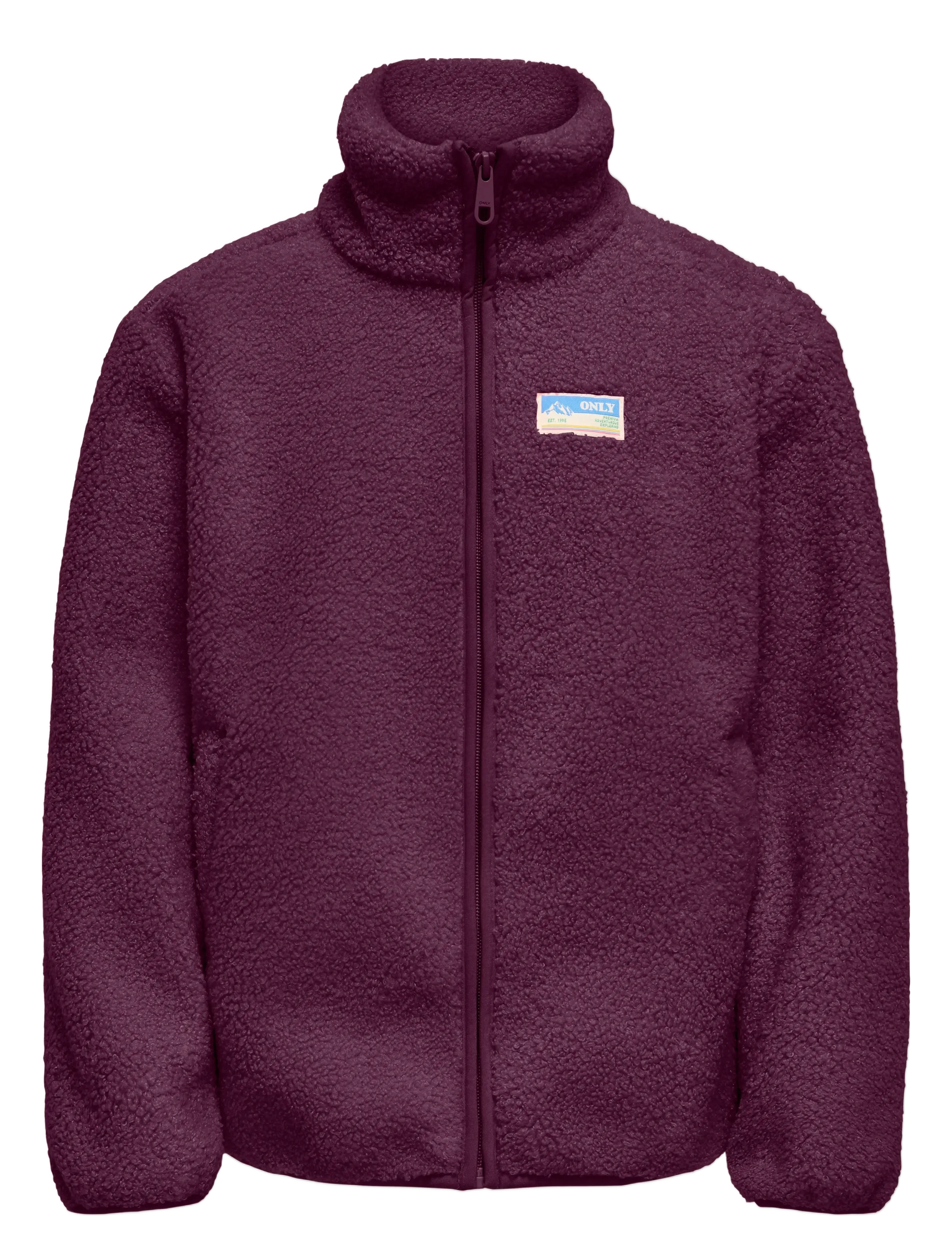 Kids Only KOGEVA LIFE TEDDY JACKET CP OTW NOOS - Fliisjakid - MAUVE WINE / purple
