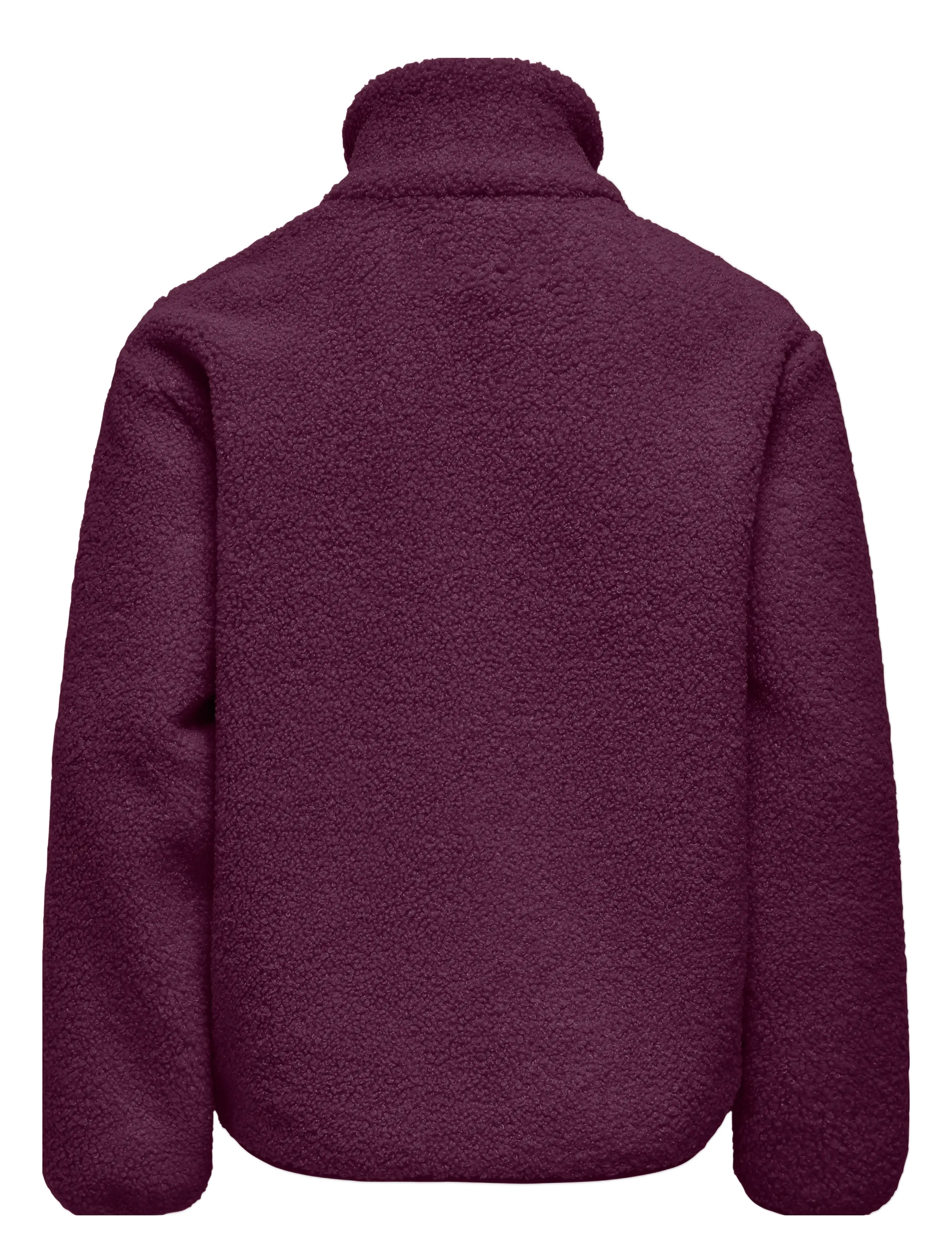 Kids Only - KOGEVA LIFE TEDDY JACKET CP OTW NOOS - fleecejacken - mauve wine - 2