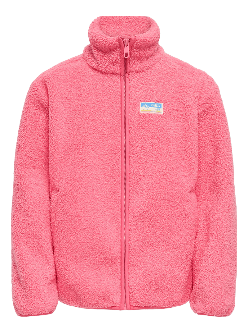 Kids Only - KOGEVA LIFE TEDDY JACKET CP OTW NOOS - fliisjakid - pink lemonade - 1