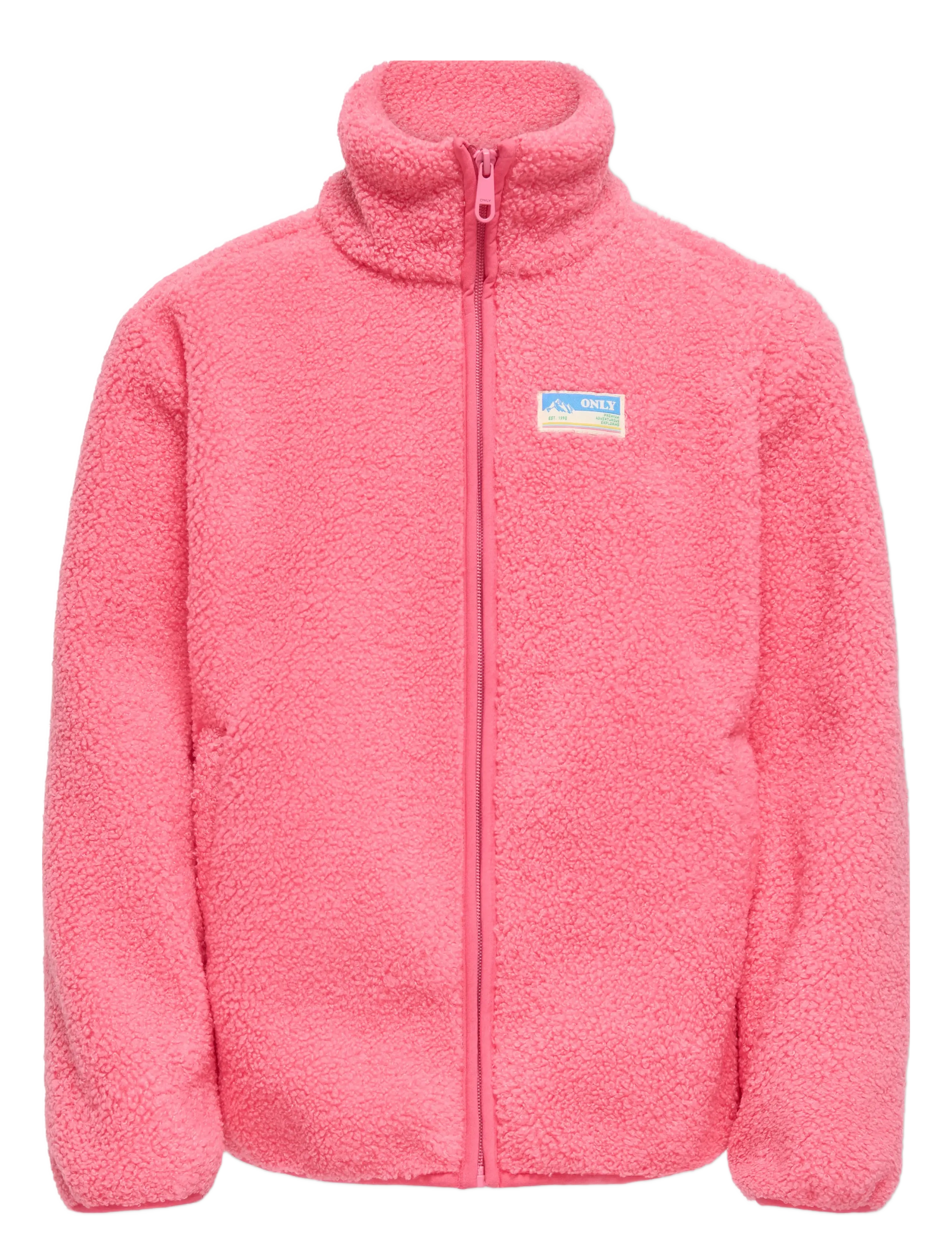Kids Only KOGEVA LIFE TEDDY JACKET CP OTW NOOS - Fliisjakid - PINK LEMONADE / pink/rose