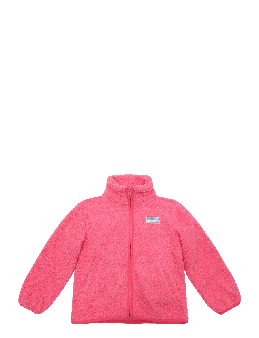 Kids Only - KOGEVA LIFE TEDDY JACKET CP OTW NOOS - fleecejacken - pink lemonade - 1