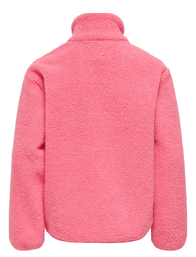 Kids Only - KOGEVA LIFE TEDDY JACKET CP OTW NOOS - fliisjakid - pink lemonade - 2