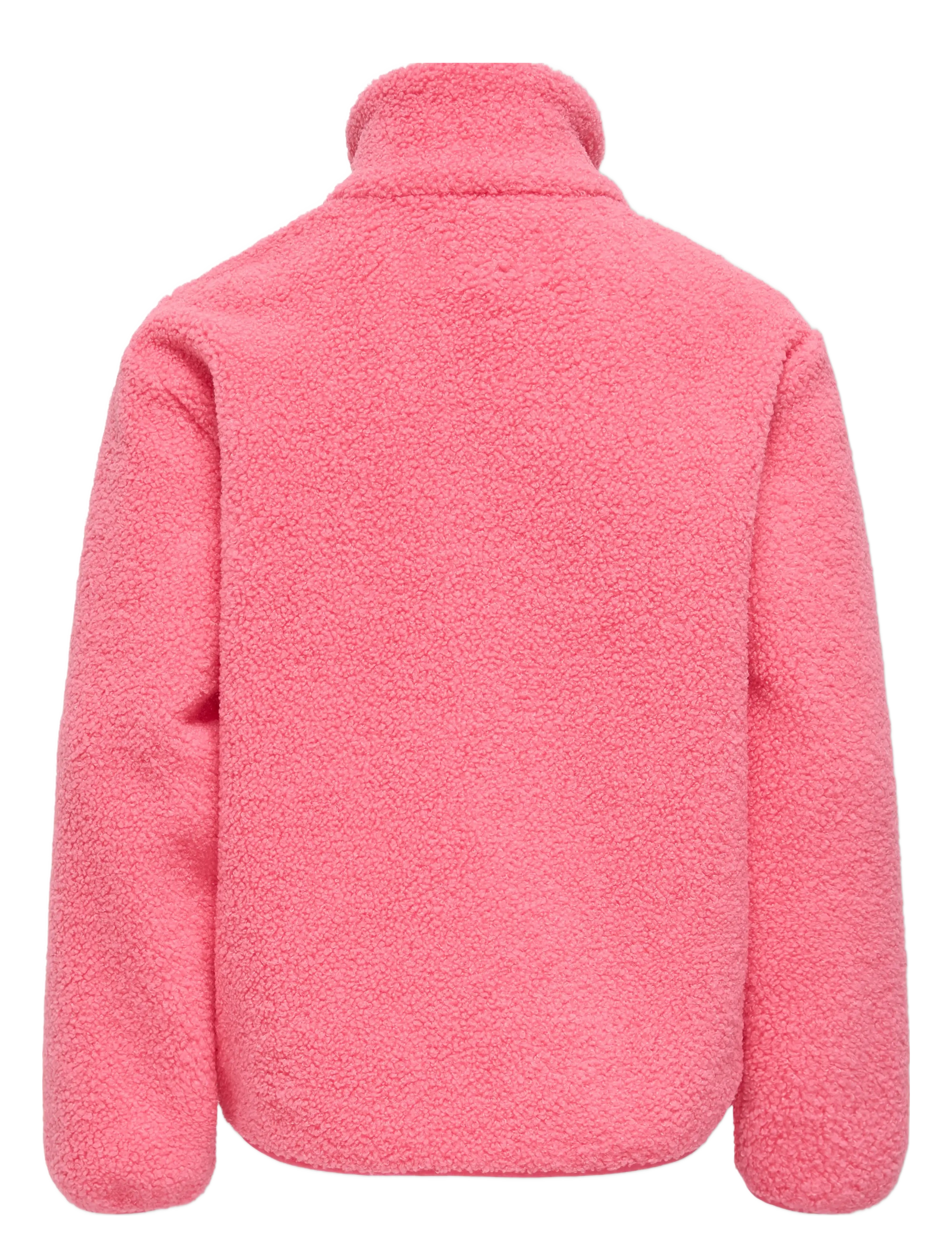 Kids Only - KOGEVA LIFE TEDDY JACKET CP OTW NOOS - fliisjakid - pink lemonade - 2
