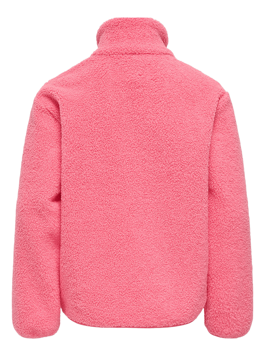 Kids Only - KOGEVA LIFE TEDDY JACKET CP OTW NOOS - fliisjakid - pink lemonade - 2