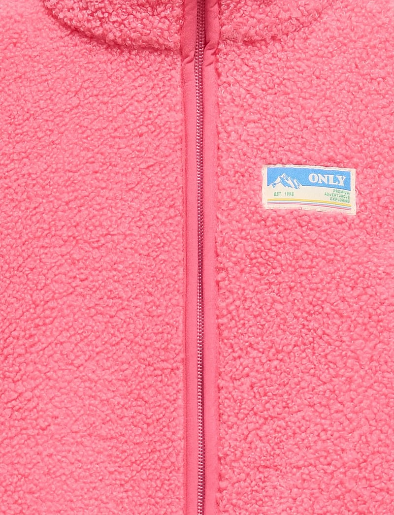 Kids Only - KOGEVA LIFE TEDDY JACKET CP OTW NOOS - fliisjakid - pink lemonade - 4