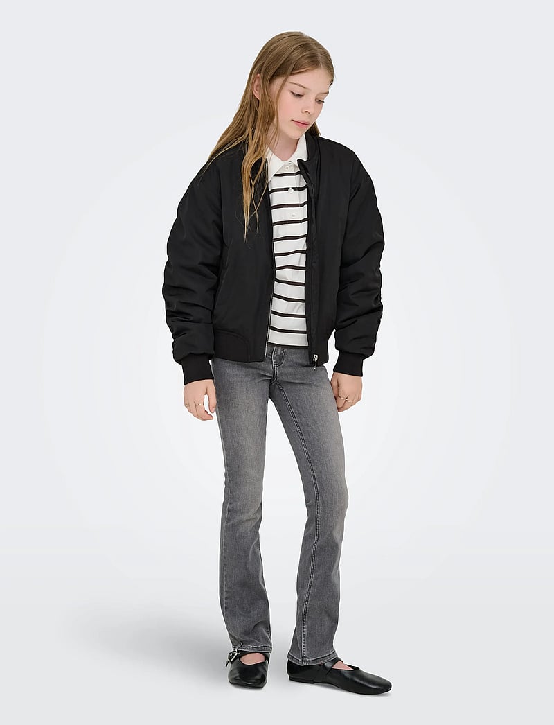 Kids Only - KOGMINNA AW LIFE PADDED BOMBER CP OTW - bomberjacken - black - 5