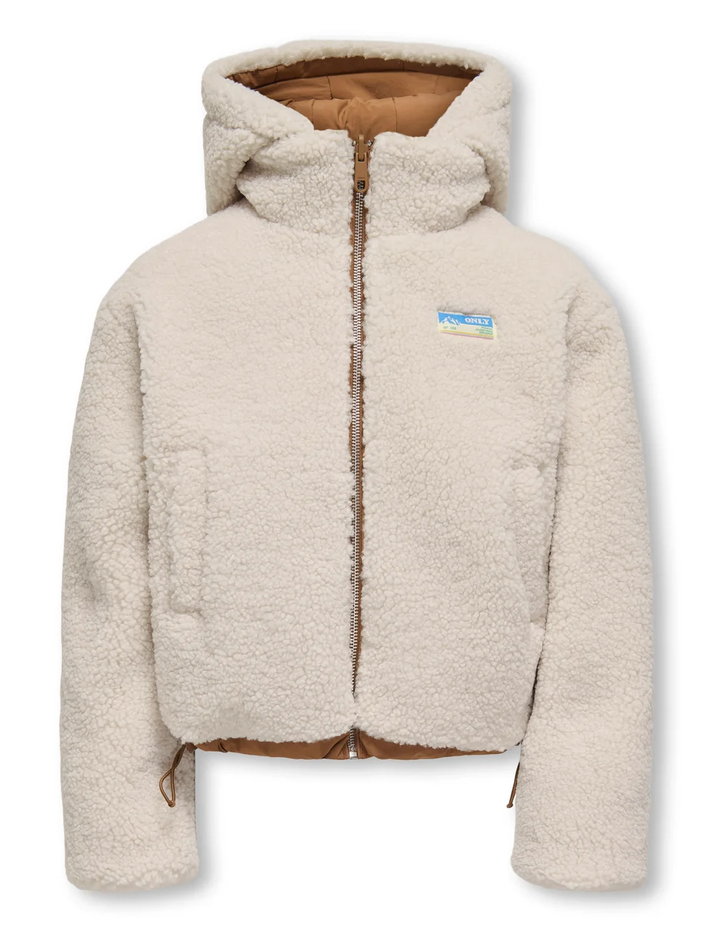 Kids Only - KOGMARIA LIFE REVERSIB PUFFER JACKET OTW - vinterjackor - toasted coconut - 4