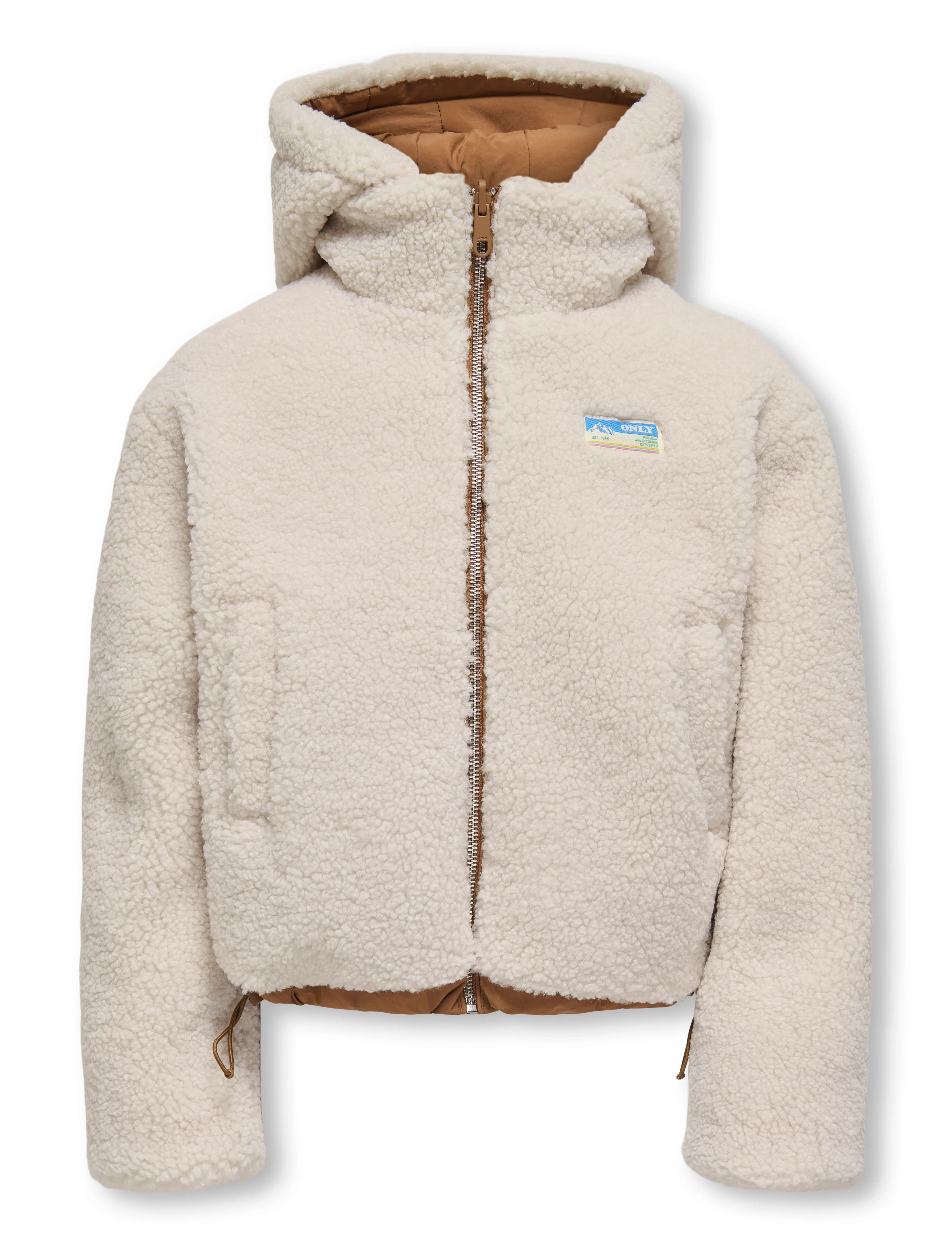 Kids Only - KOGMARIA LIFE REVERSIB PUFFER JACKET OTW - kurtka zimowa - toasted coconut - 4
